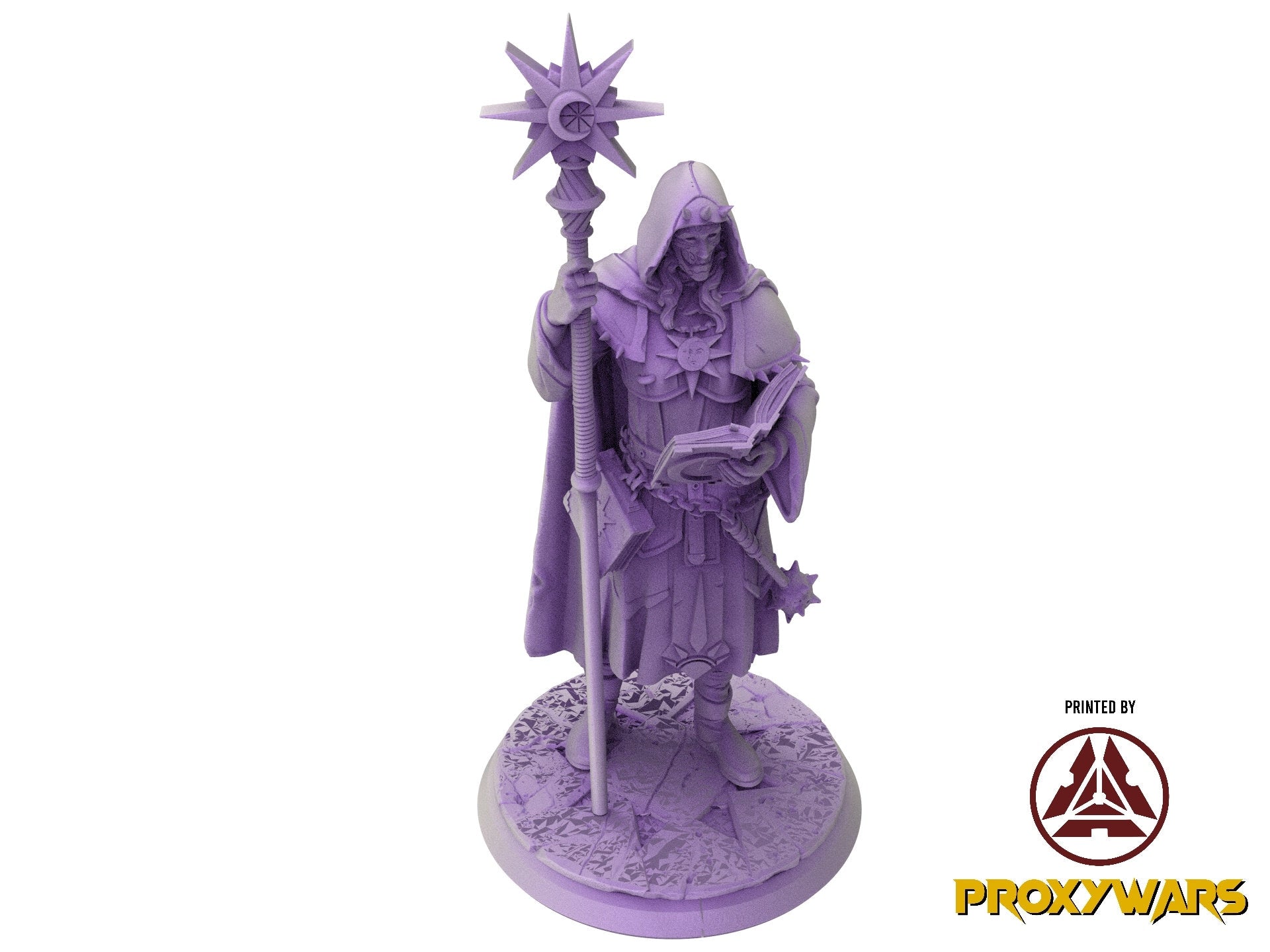 Welcome Back - Hero - High Order Priest (Medium - 25 mm), quest for glory, Flesh of Gods, for Wargames, Dungeons & Dragons TTRPG