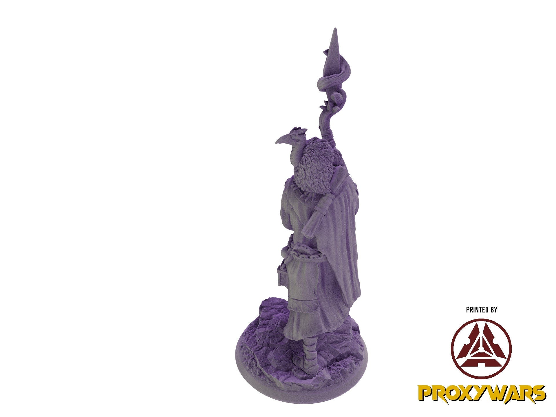 Welcome Back - Hero - Wizened Sorcerer (Medium - 25 mm), quest for glory, Flesh of Gods, for Wargames, Dungeons & Dragons TTRPG