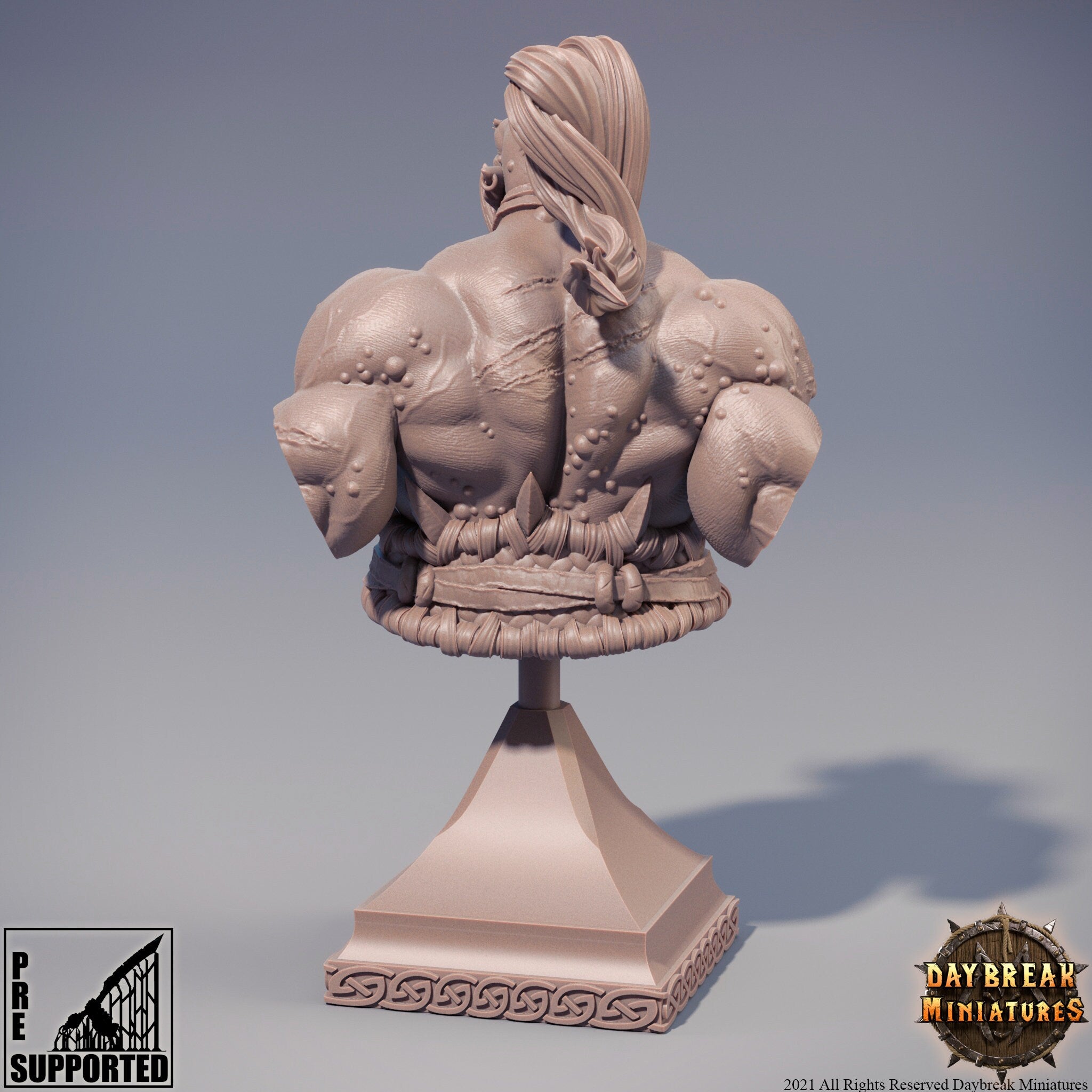 Hector Stumpfkant - BUST, quest for glory, DayBreak Miniatures, for Wargames, Dungeons & Dragons TTRPG