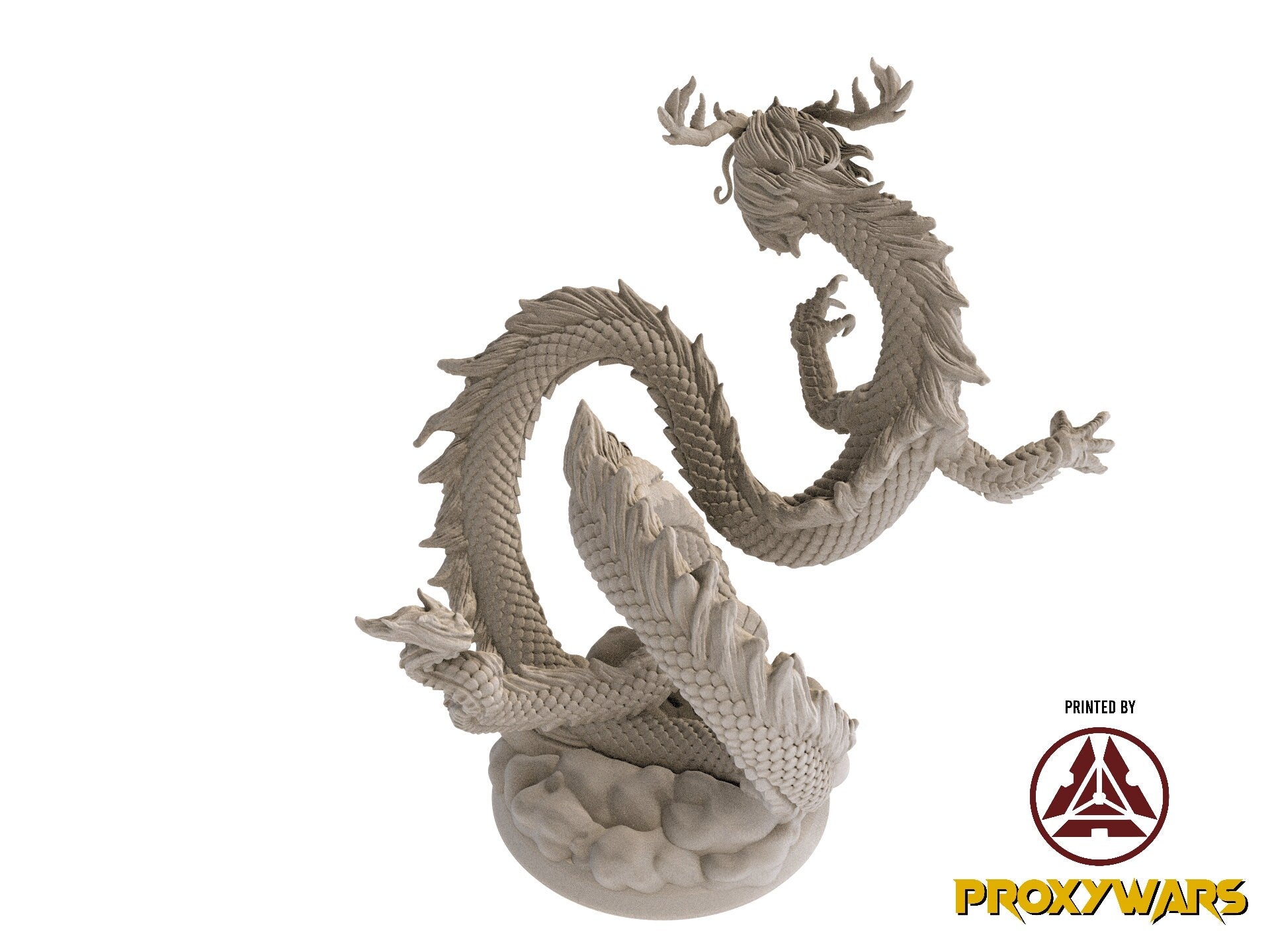 Fists Of Fury - Enemy - Heavenly Dragon (Gargantuan - 100 mm), Flesh of Gods, for Wargames, Dungeons & Dragons TTRPG