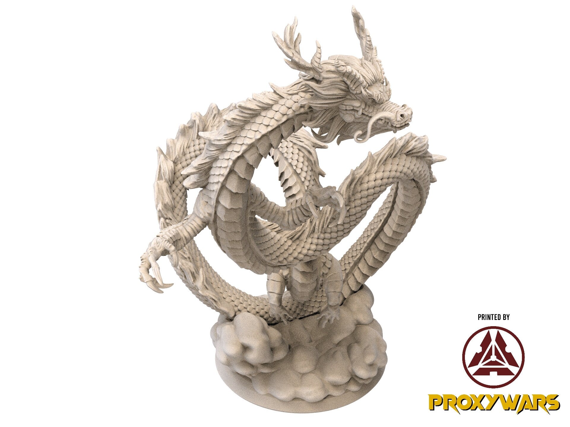 Fists Of Fury - Enemy - Heavenly Dragon (Gargantuan - 100 mm), Flesh of Gods, for Wargames, Dungeons & Dragons TTRPG