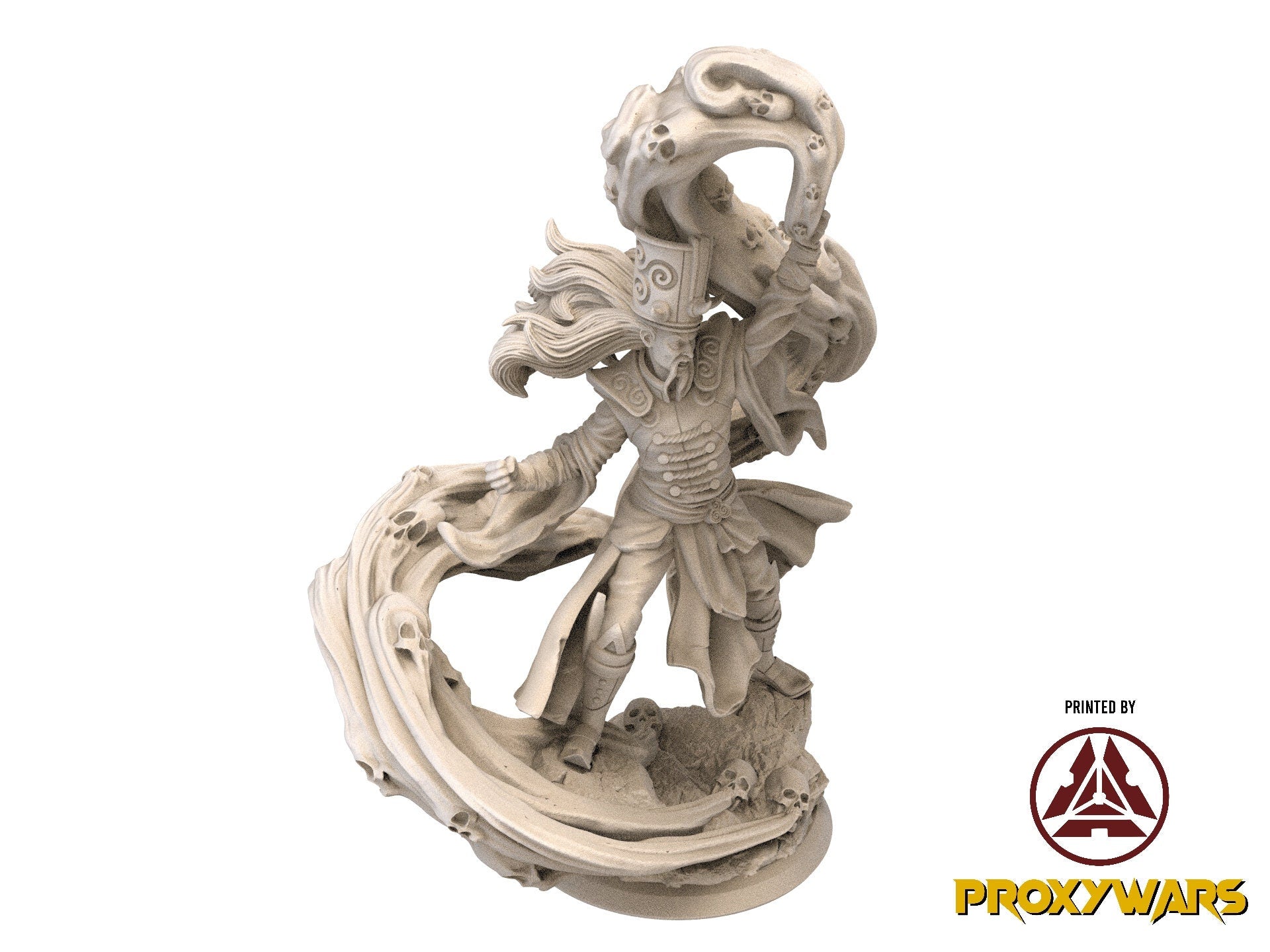 Fists Of Fury - Enemy - Kurojin's Flaming Oni (Large - 50 mm), Flesh of Gods, for Wargames, Dungeons & Dragons TTRPG