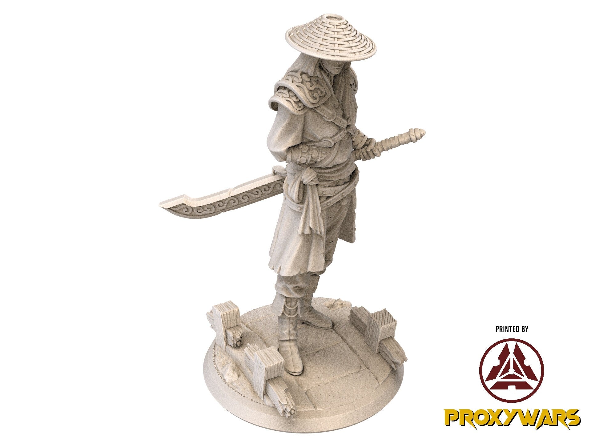 Fists Of Fury - Hero - Polly, Suke, Wandering Sword 75mm, Flesh of Gods, for Wargames, Dungeons & Dragons TTRPG