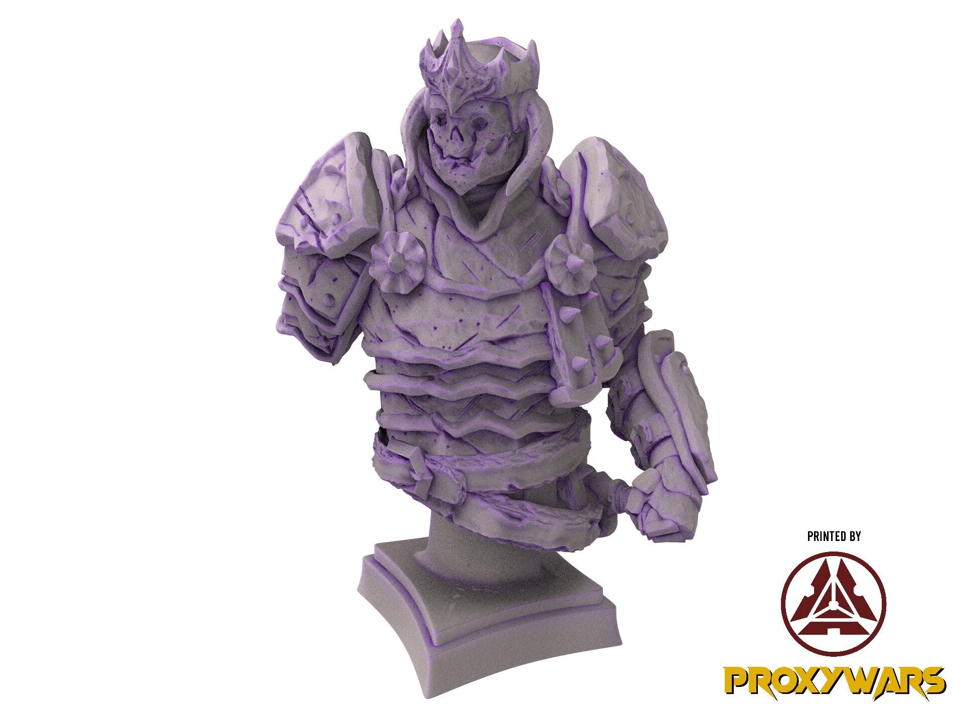 The scourges of war - Bust - The God Slaver, glory and honor, Ennemy, Flesh of Gods, for Wargames, Dungeons & Dragons TTRPG