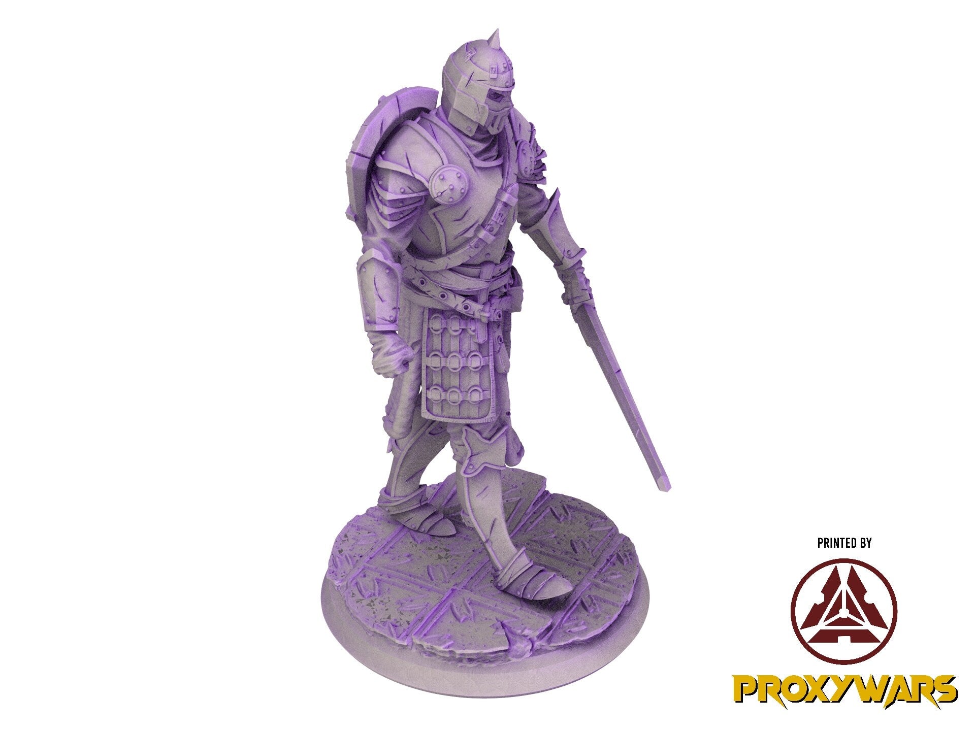 The scourges of war - NPC - Kraheger's Soldier 01 (25 mm) , glory and honor, Ennemy, Flesh of Gods, for Wargames, Dungeons & Dragons TTRPG