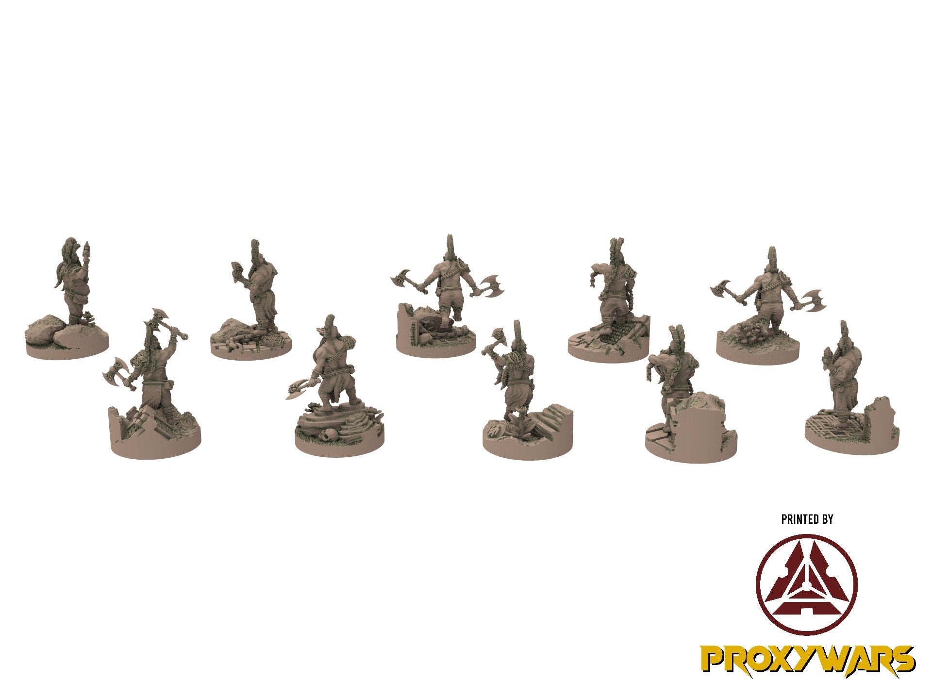 Dwarf Dragonkiller - 28mm Dwarfs seekers 3 staffs 17 troops, Fantasy, Insular Kingdom 9th Age, Fantasy Battle Oldhammer, King of war, D&D