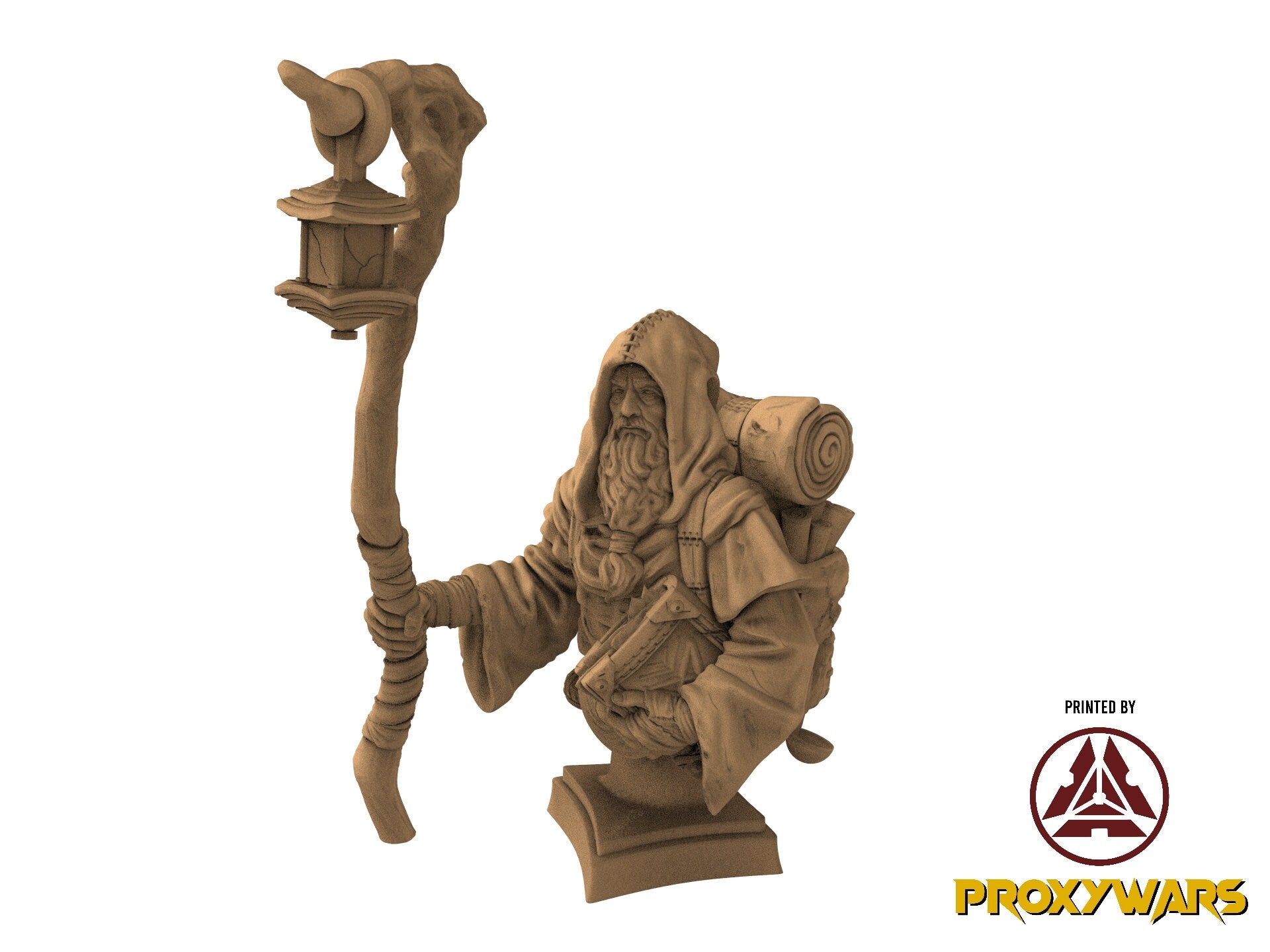 Grimoires of madness - Hero - Firbolg Druid (25 mm), forbidden magics, Ennemy, Flesh of Gods, for Wargames, Dungeons & Dragons TTRPG