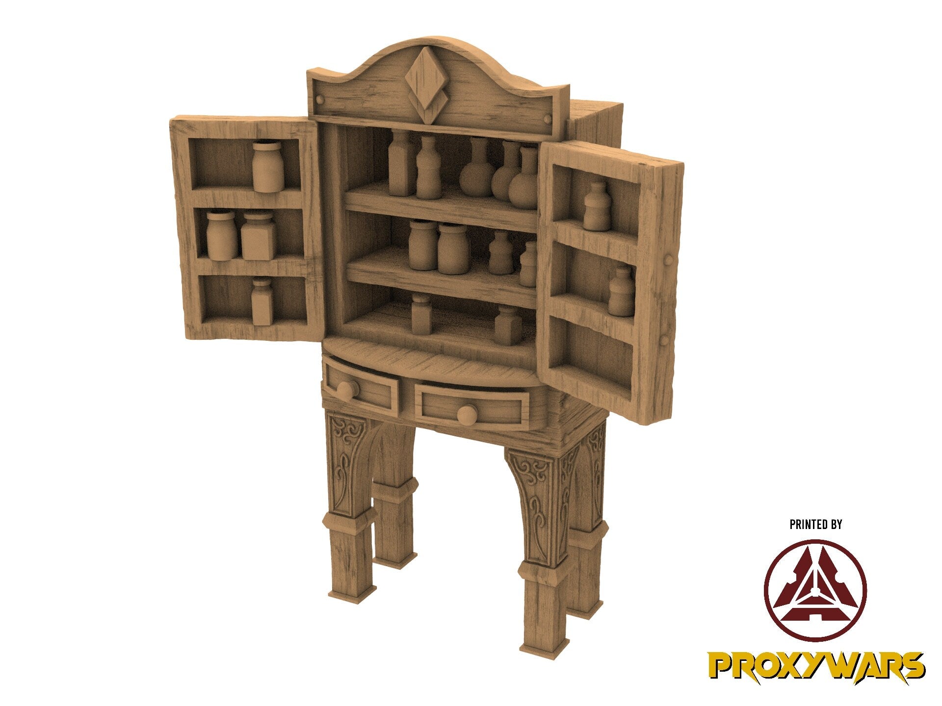 Grimoires of madness - Villain - The Dualist (25 mm), forbidden magics, Ennemy, Flesh of Gods, for Wargames, Dungeons & Dragons TTRPG