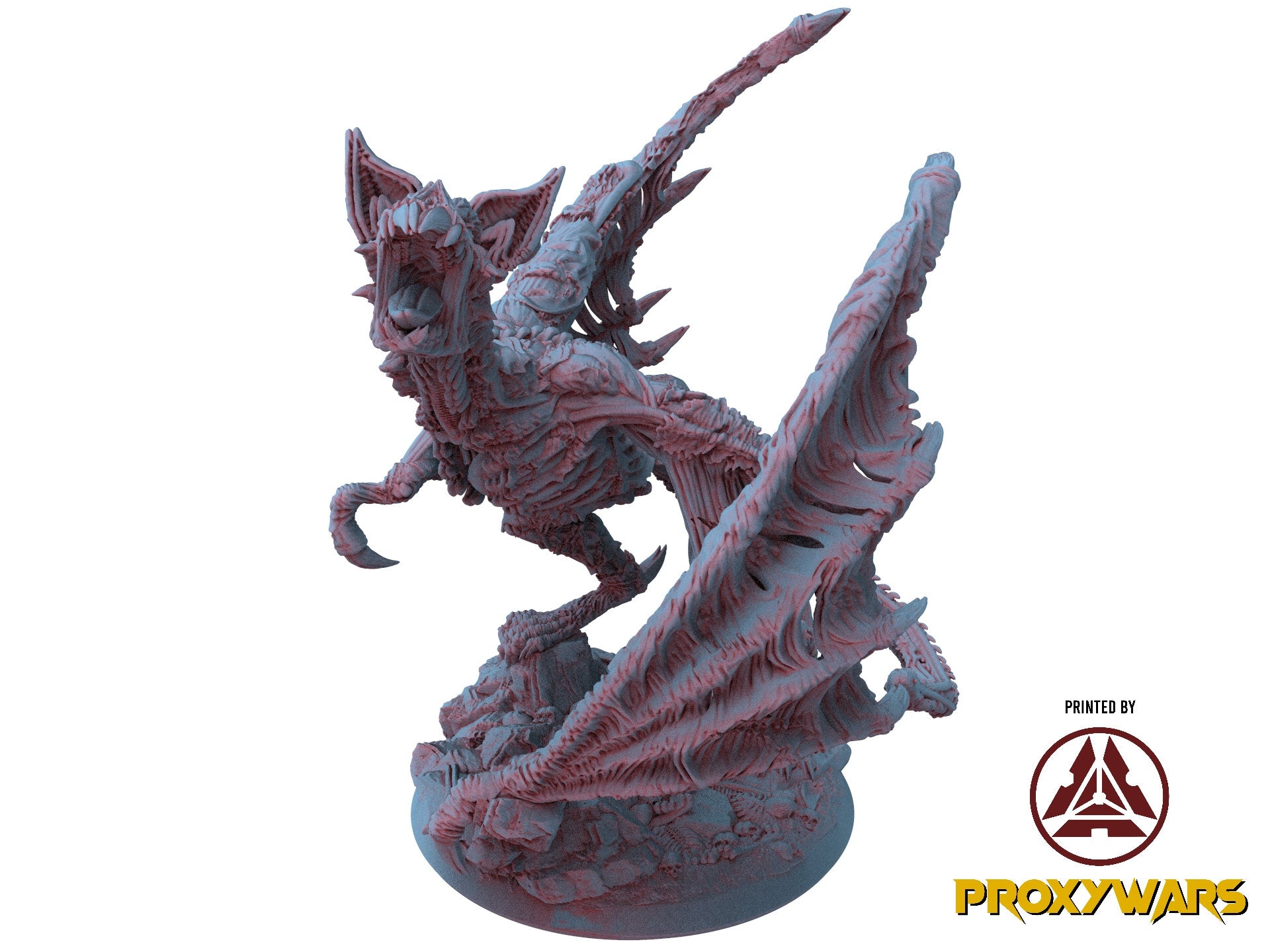 The Court Blood - Enemy - Draconic Bat (75 mm), creatures of darkness, Ennemy, Flesh of Gods, for Wargames, Dungeons & Dragons TTRPG