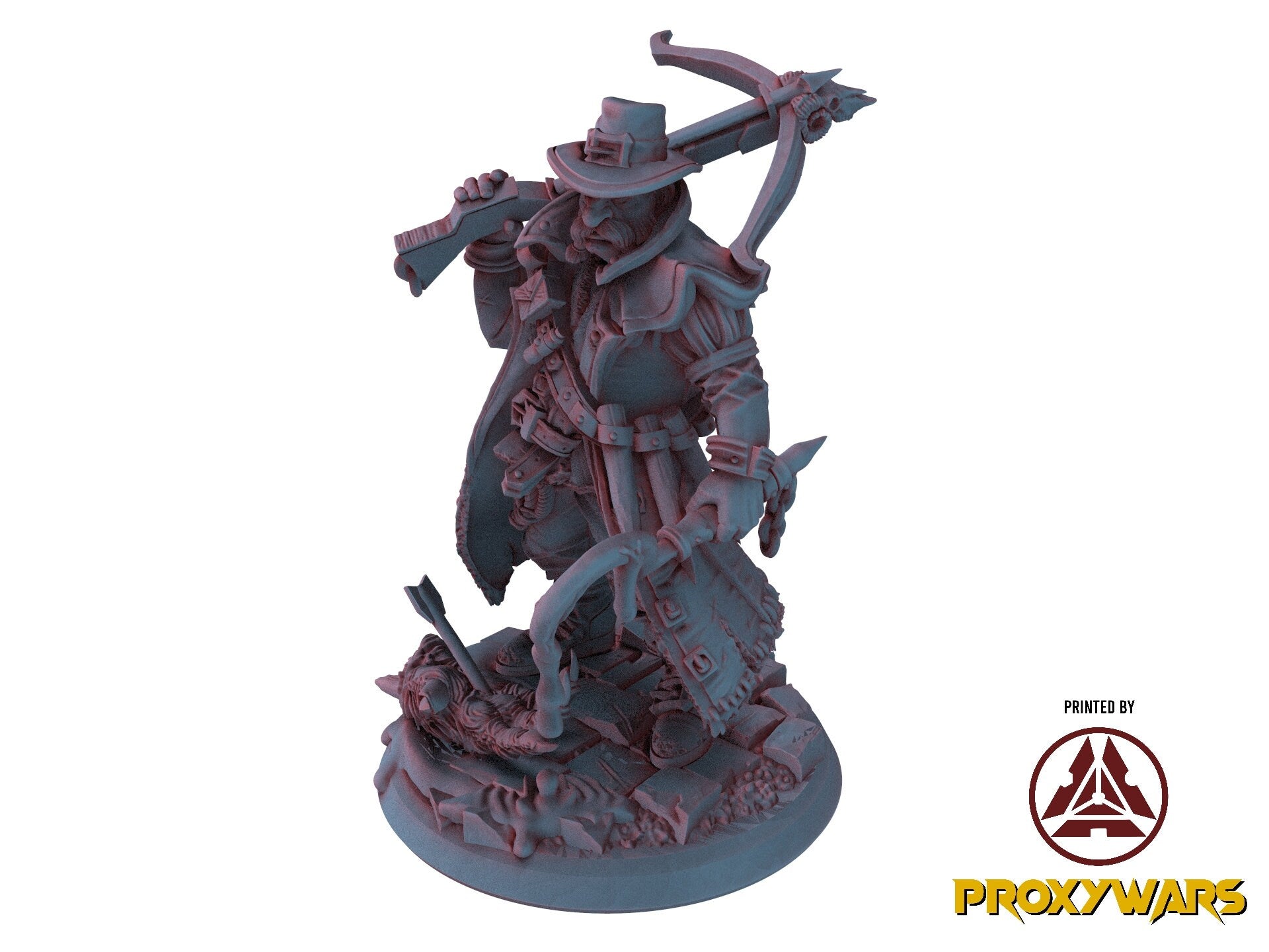 The Court Blood - Hero - Midnight Hunter 75mm, creatures of darkness, Ennemy, Flesh of Gods, for Wargames, Dungeons & Dragons TTRPG