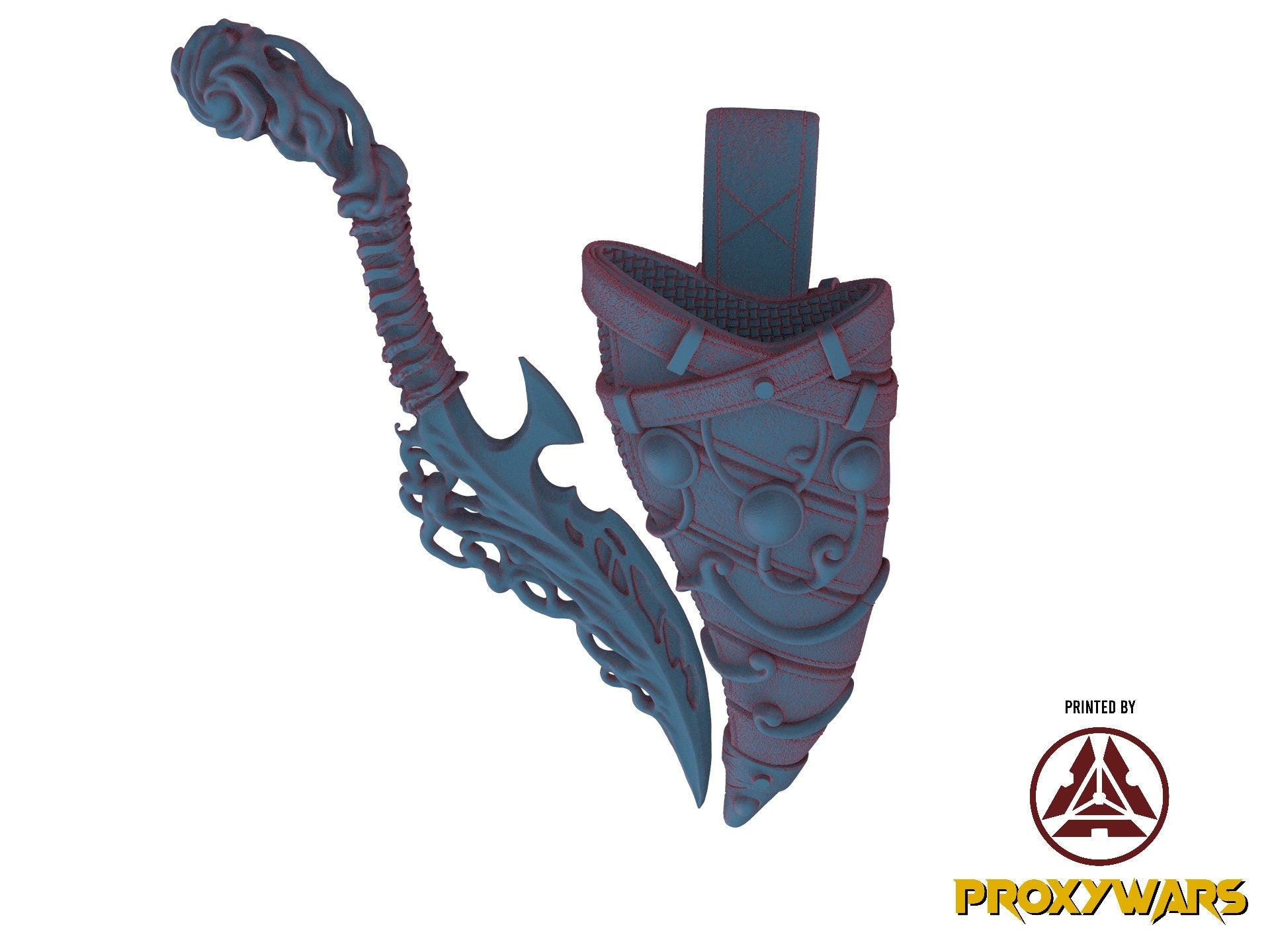 The Court Blood - Prop - Ritual Dagger, creatures of darkness, Ennemy, Flesh of Gods, for Wargames, Dungeons & Dragons TTRPG