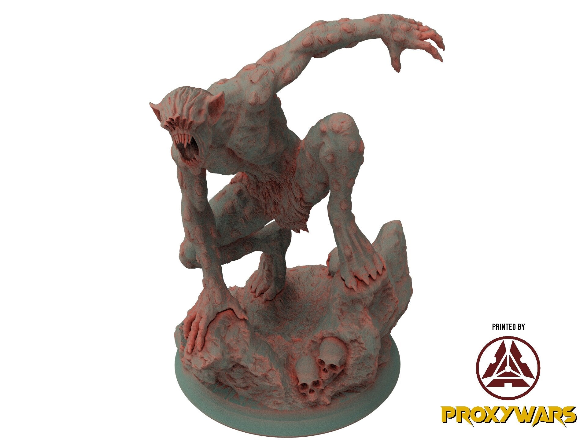 The Court Blood - Enemy - Crawler 01 (25 mm), chaos and carnage, Ennemy, Flesh of Gods, for Wargames, Dungeons & Dragons TTRPG