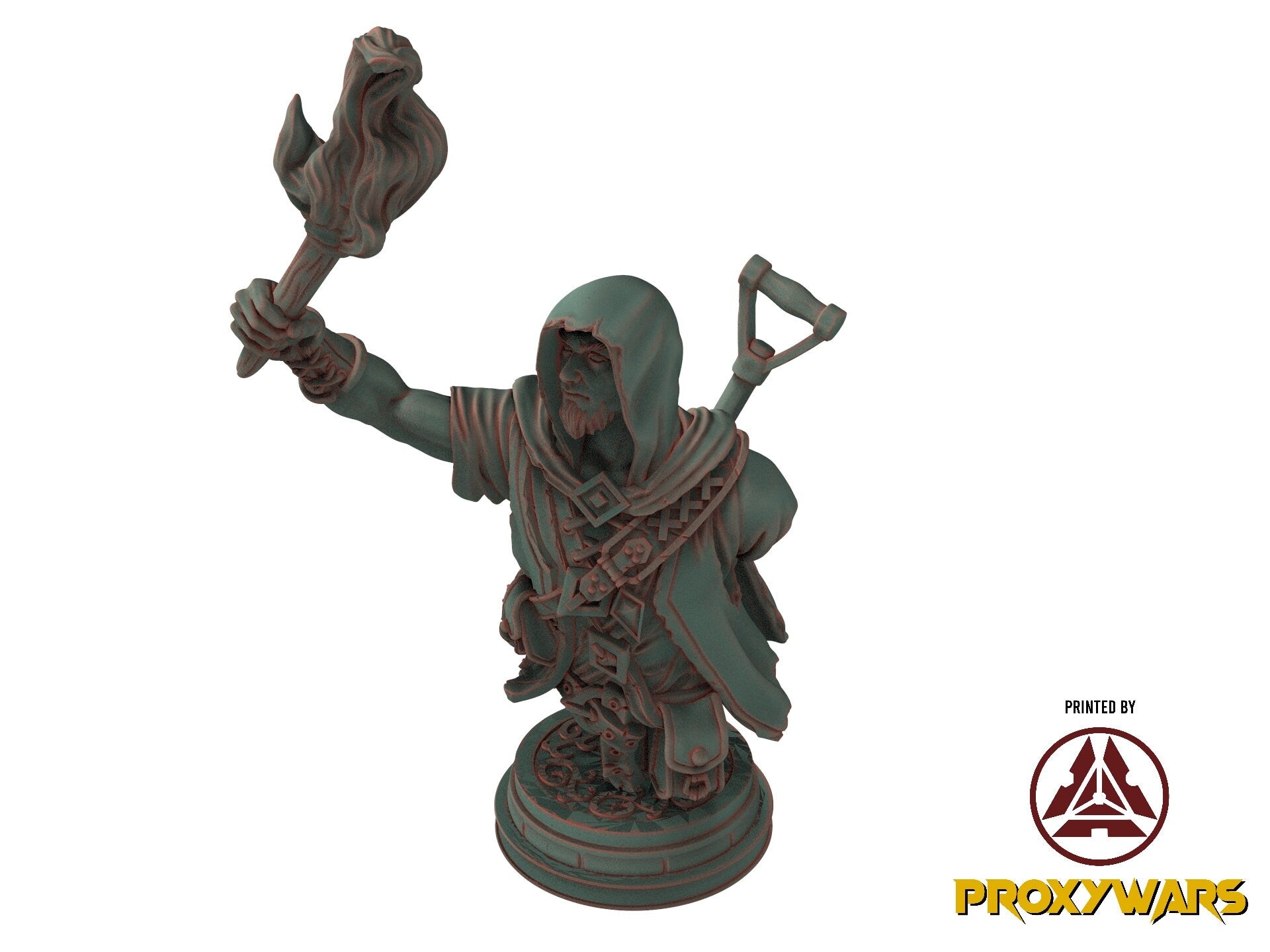 The Court Blood - Bust - Balghon, Duergar Arsonist, chaos and carnage, Ennemy, Flesh of Gods, for Wargames, Dungeons & Dragons TTRPG