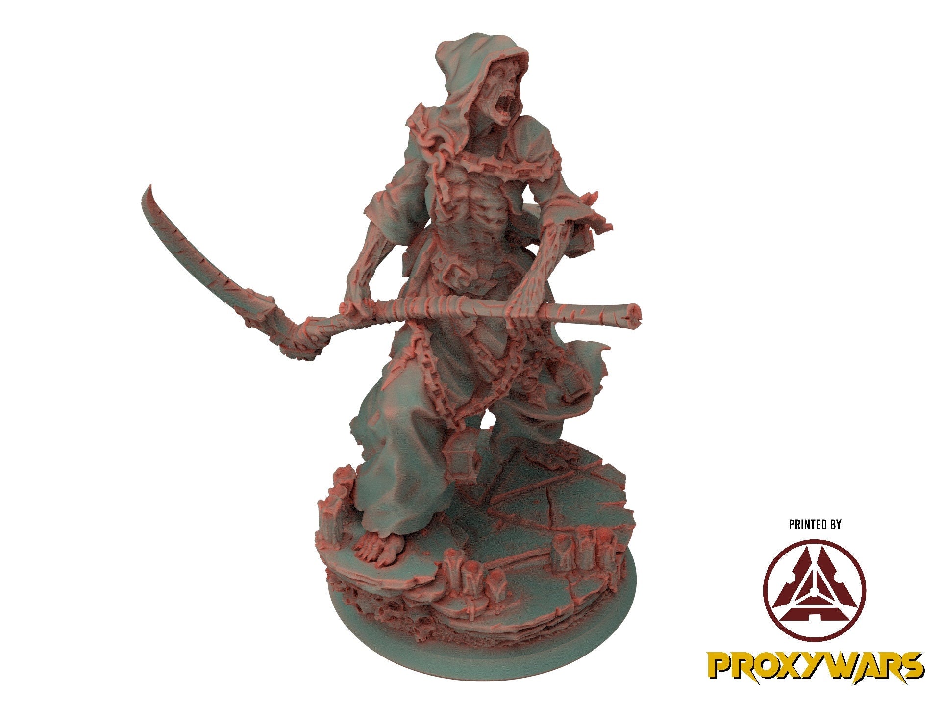 The Court Blood - Enemy - Troll Miner (75 mm), chaos and carnage, Ennemy, Flesh of Gods, for Wargames, Dungeons & Dragons TTRPG