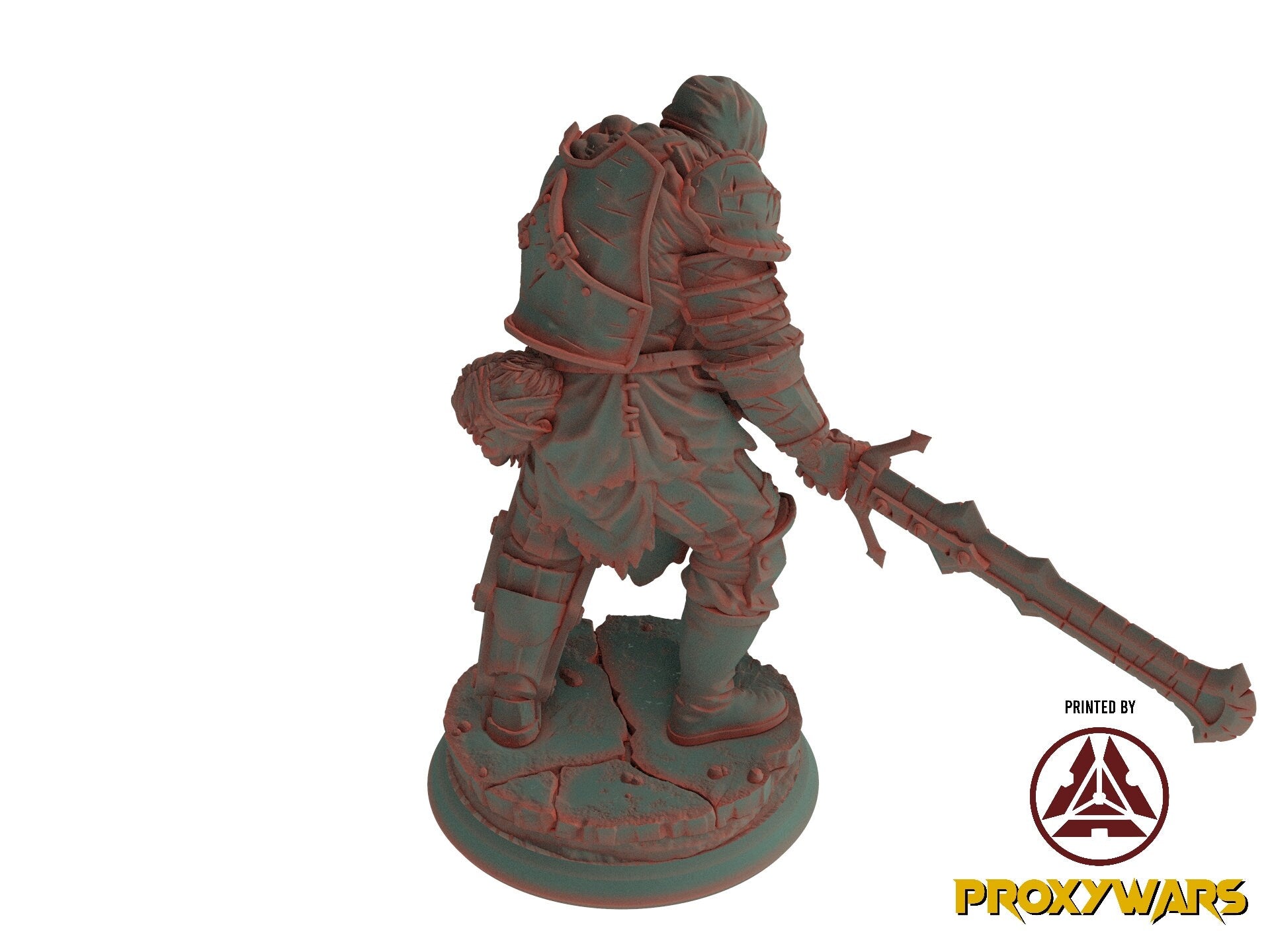 The Court Blood - Enemy - Wasteland Executioner (25 mm), chaos and carnage, Ennemy, Flesh of Gods, for Wargames, Dungeons & Dragons TTRPG