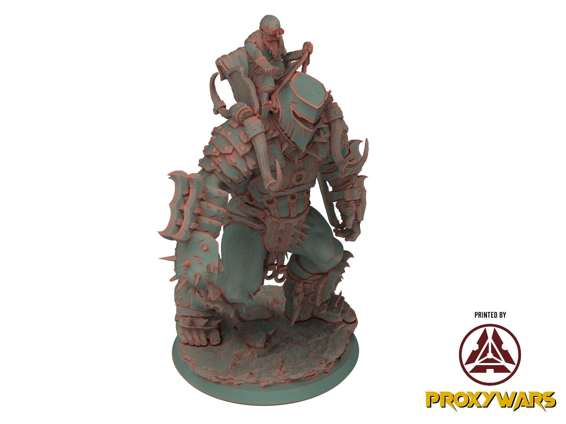 The Court Blood - Hero - Rhuvar, Mutant Barbarian (25 mm), chaos and carnage, Ennemy, Flesh of Gods, for Wargames, Dungeons & Dragons TTRPG