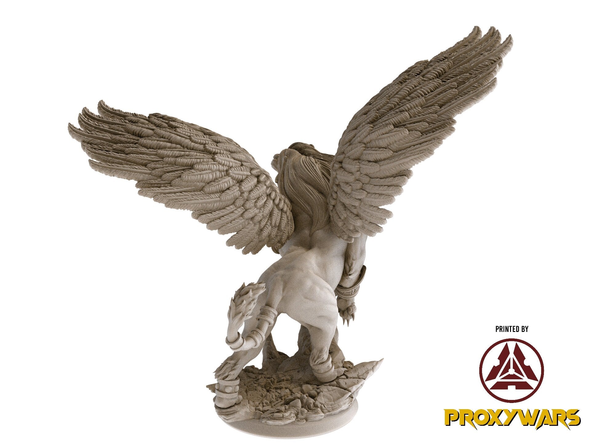 The Time Abyss - Enemy - Androsphinx (50 mm), Light and darkness, Flesh of Gods, for Wargames, Dungeons & Dragons TTRPG