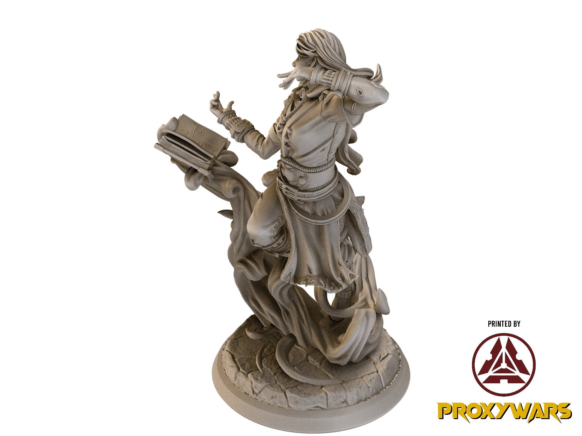 The Time Abyss - Hero - Alenia, Human Psion (25 mm), Light and darkness, Flesh of Gods, for Wargames, Dungeons & Dragons TTRPG