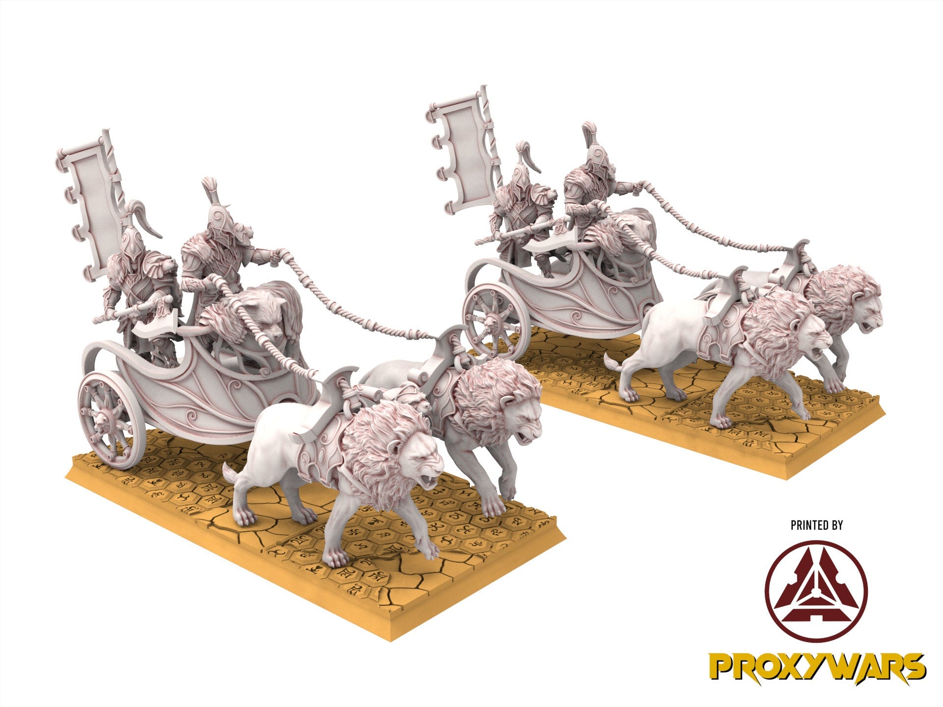 Hight Elves - Silvermoor - Bear Guardians Chariot, Fantasy elves, usable for 9th Age, Fantasy Battle, Oldhammer, King of war