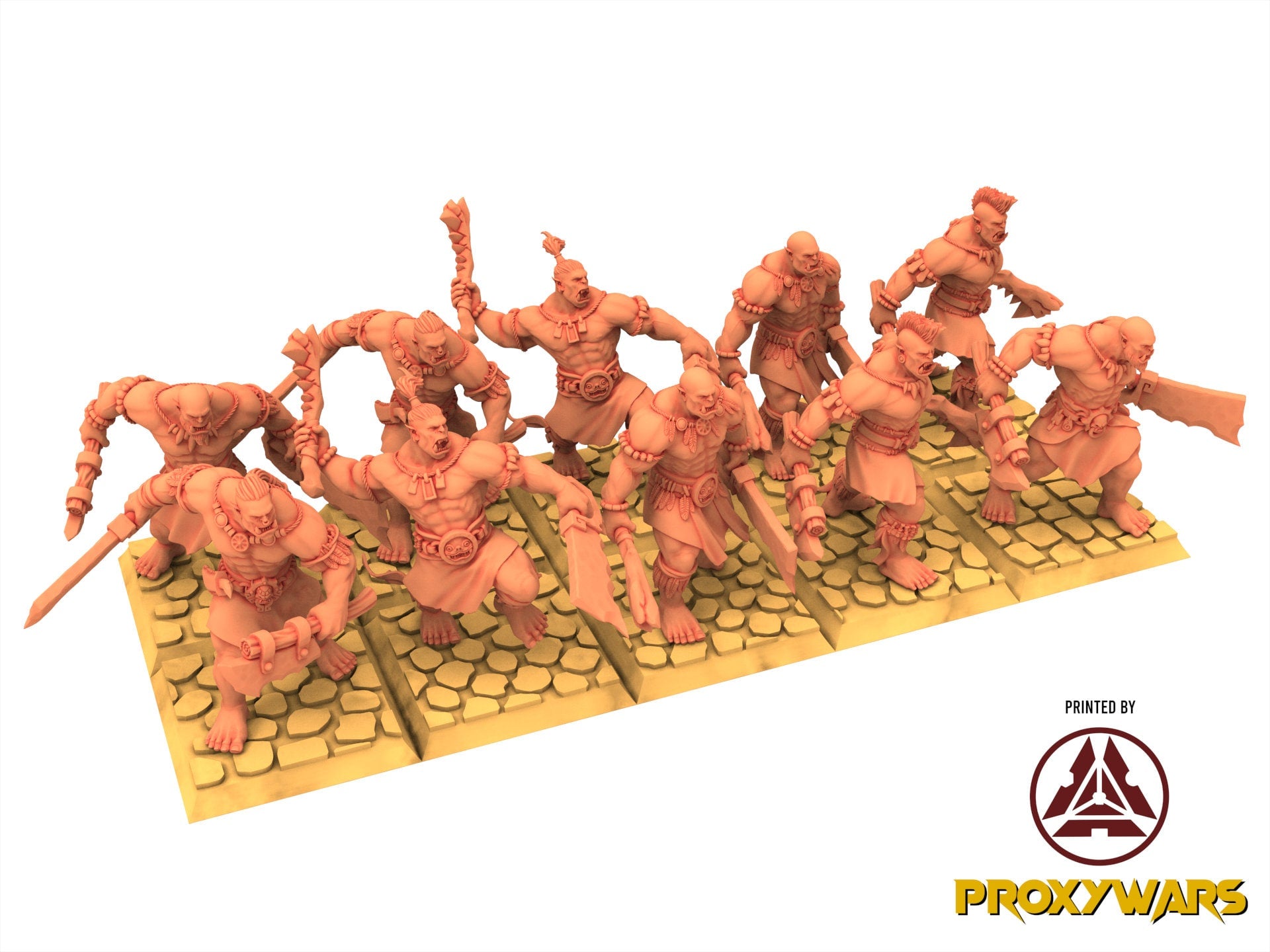 Orc & Goblin - Salanaar Orc Warriors V3, utilisables pour Oldhammer, king of wars, 9th age