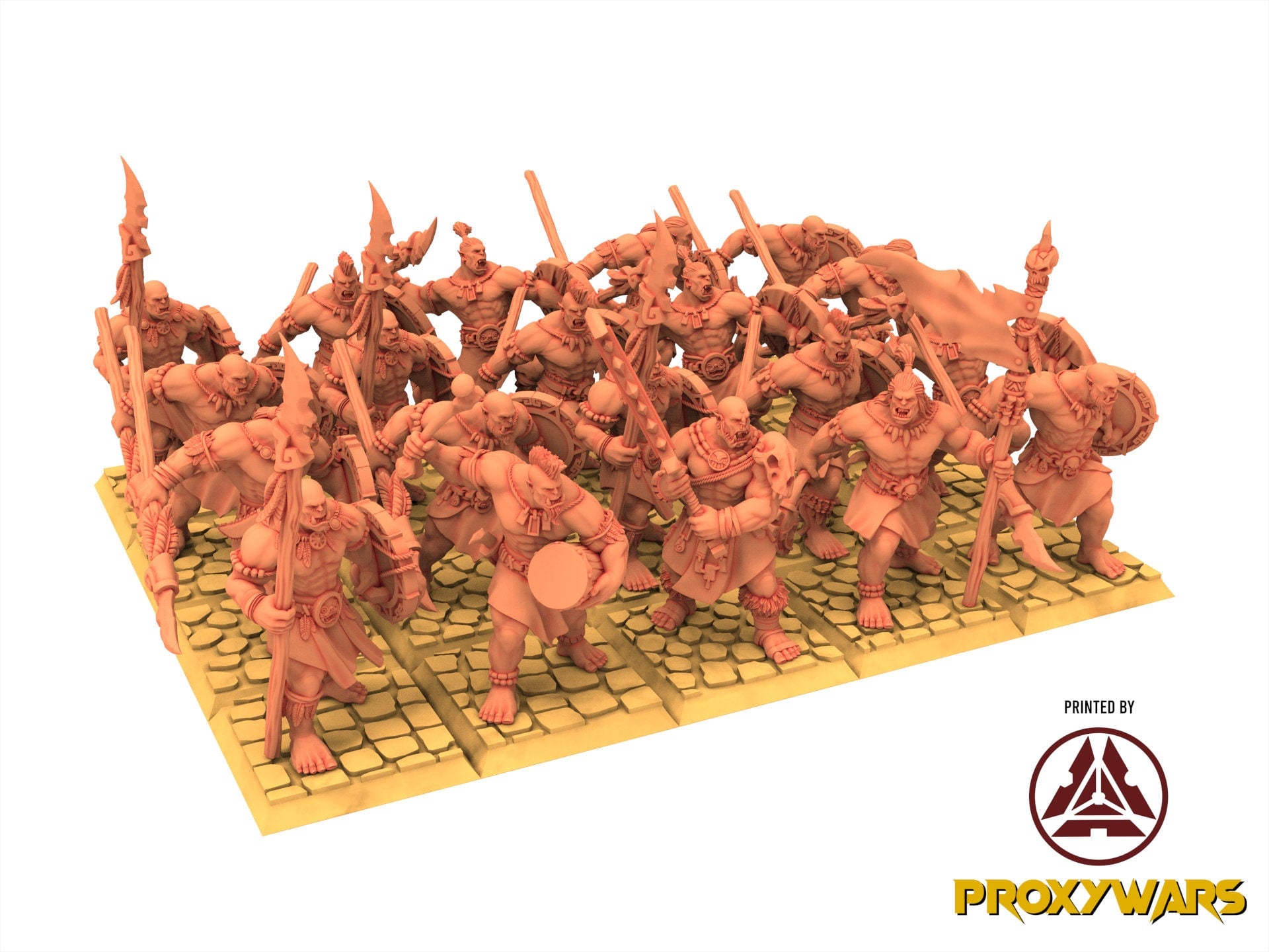 Orc & Goblin - Salanaar Orc Warriors V2, utilisables pour Oldhammer, king of wars, 9th age