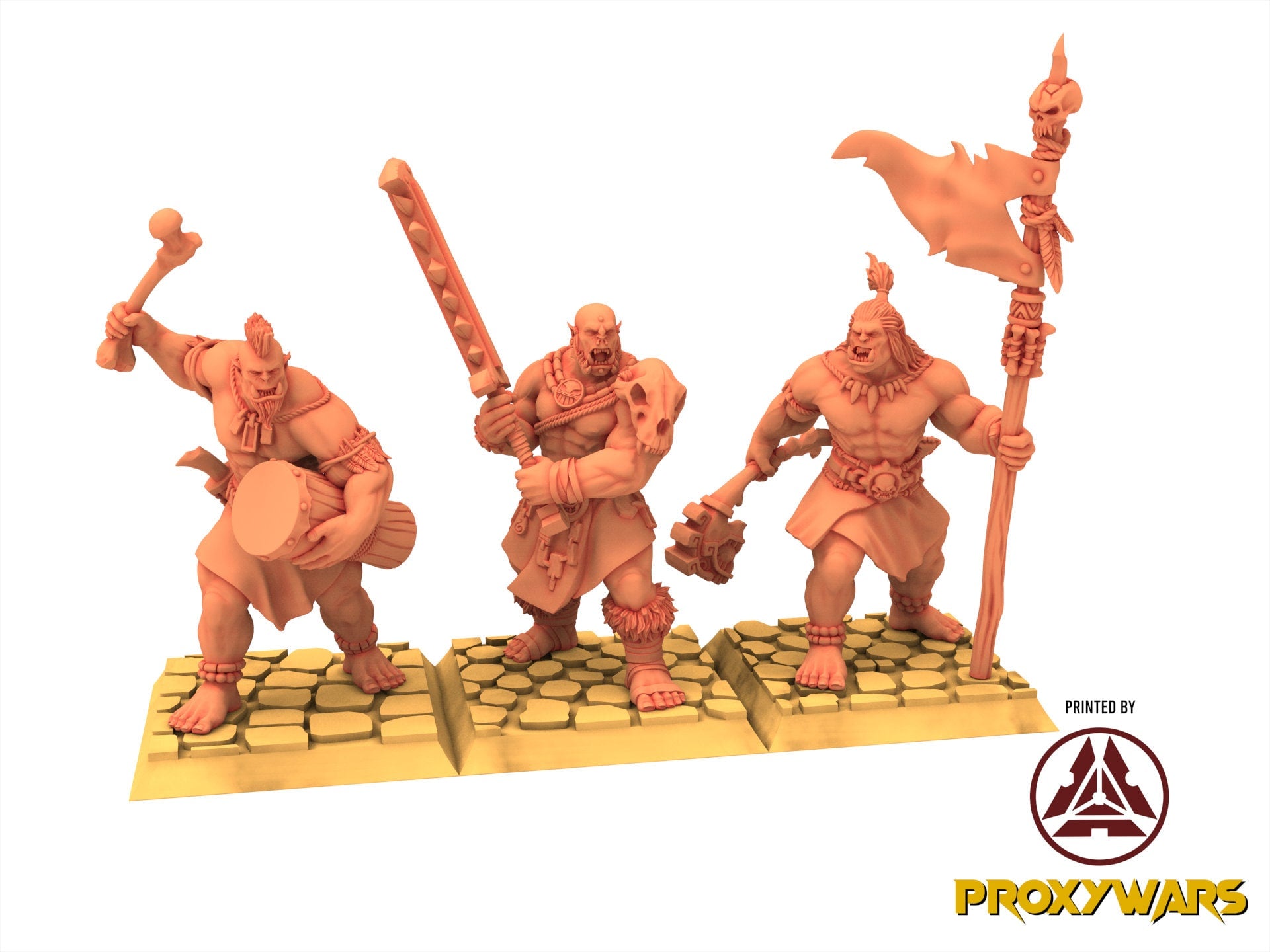 Orc & Goblin - Salanaar Orc Warriors V2, utilisables pour Oldhammer, king of wars, 9th age