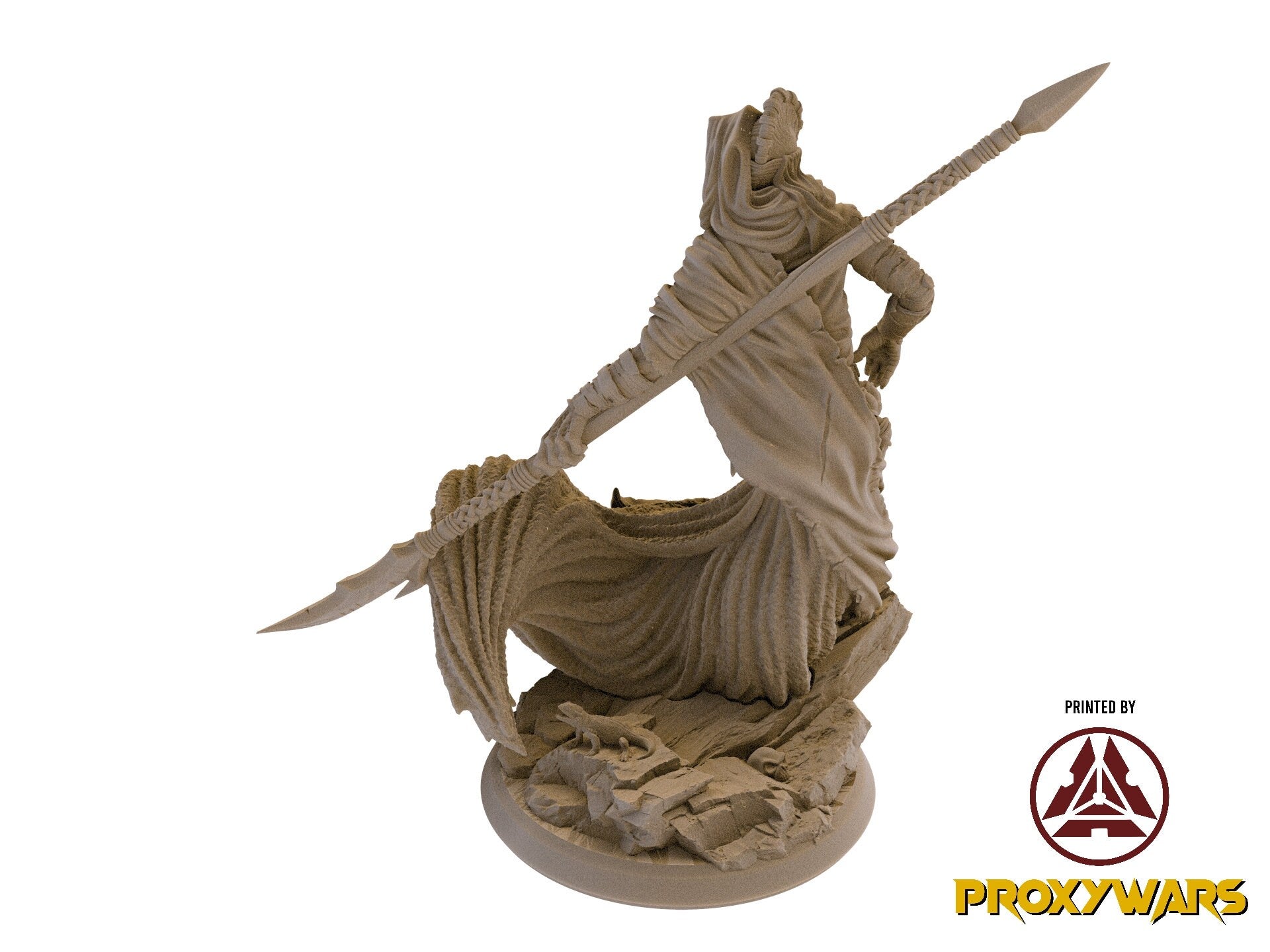 The Silent Sands - Enemy - Desert Wraith 01 (25 mm), Awakened Shadow Flesh of Gods, for Wargames, Dungeons & Dragons TTRPG