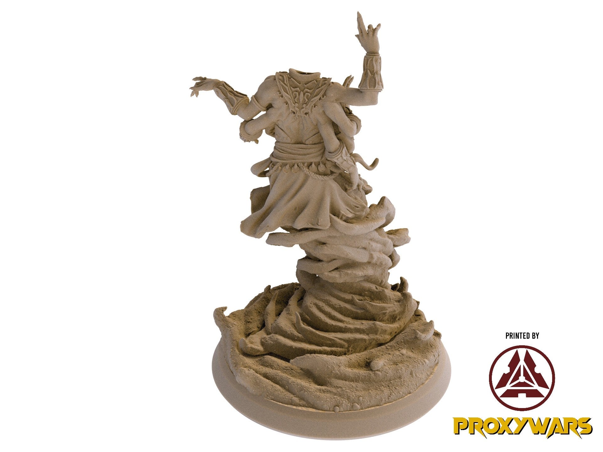 The Silent Sands - Enemy - Dust Devil (50 mm), Awakened Shadow Flesh of Gods, for Wargames, Dungeons & Dragons TTRPG