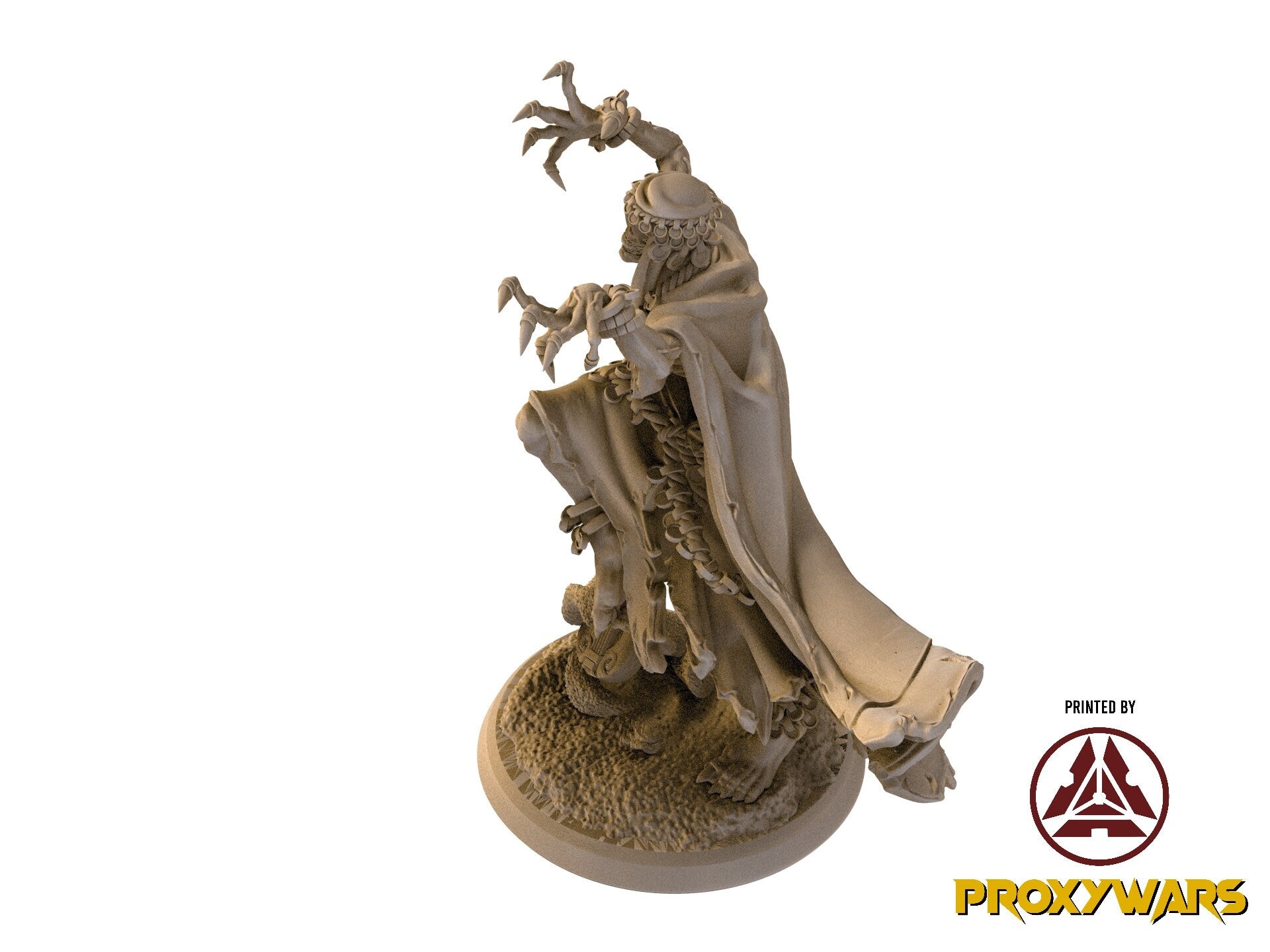 The Silent Sands - Enemy - The Sand Siren, Ghost Bard (25 mm), Awakened Shadow Flesh of Gods, for Wargames, Dungeons & Dragons TTRPG