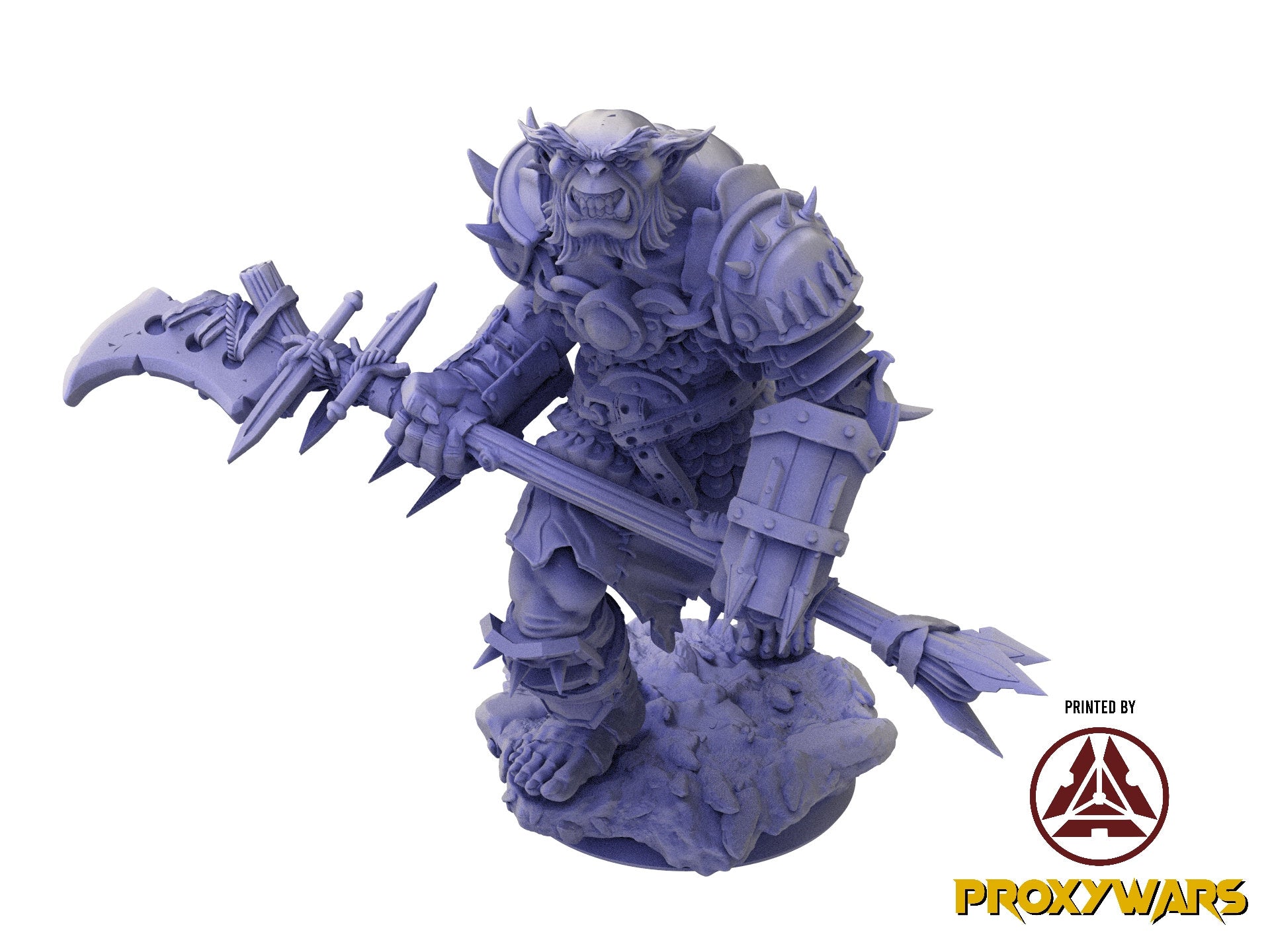 A Stormforged Heaven - Boss - Zetnir, The Curse Of The Storm (75 mm), quest for glory, Flesh of Gods, for Wargames, Dungeons & Dragons TTRPG