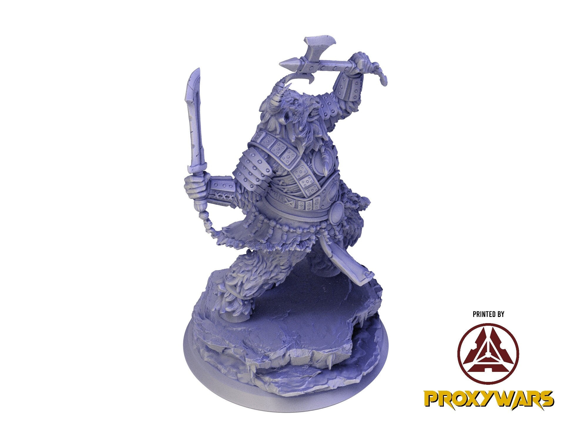 A Stormforged Heaven - Enemy - The Walking Blizzard Frost Giant 75mm, quest for glory, Flesh of Gods, for Wargames, Dungeons & Dragons TTRPG