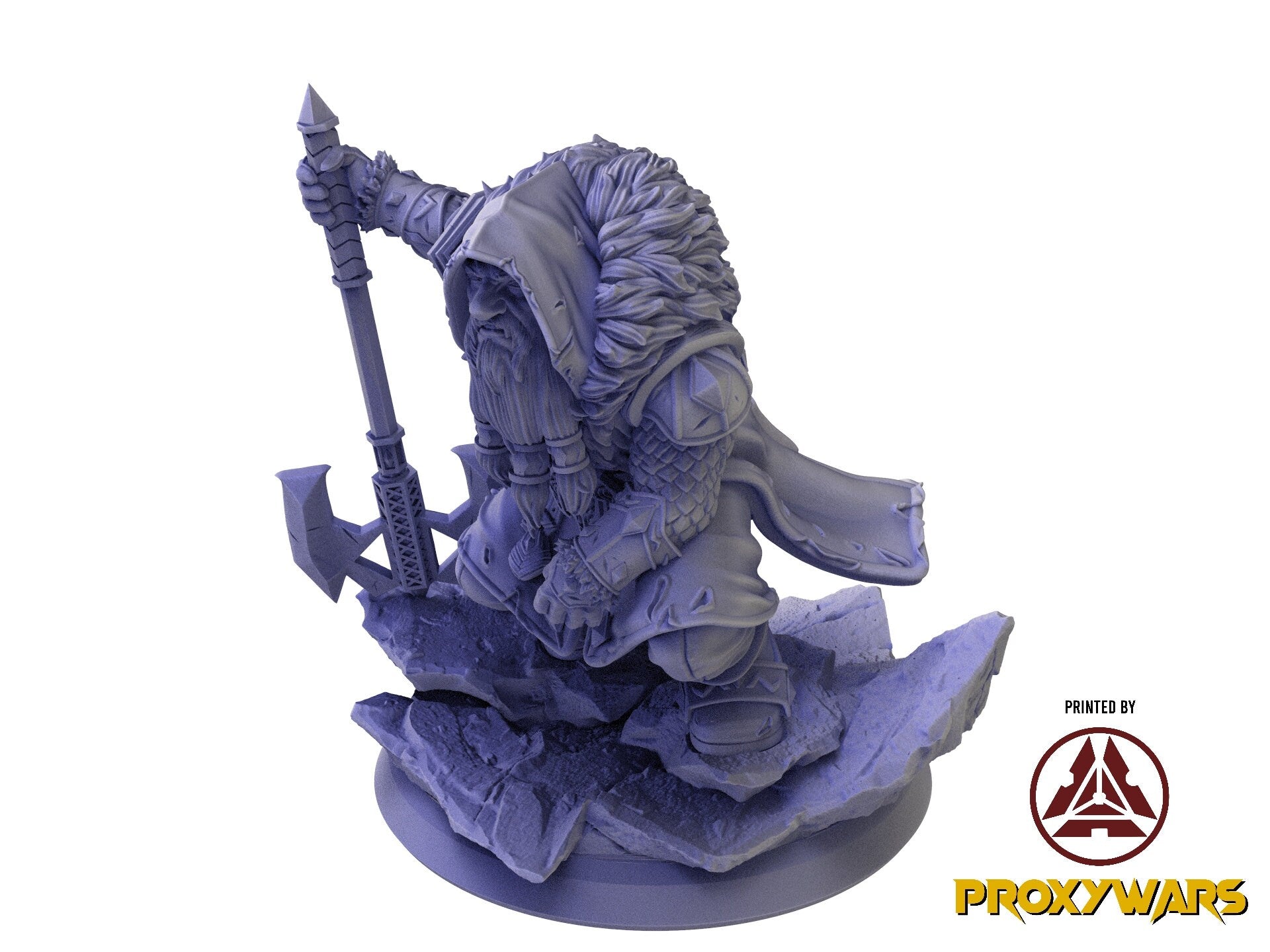 A Stormforged Heaven - Hero - Zeewk, Birdfolk Knight (75 mm), quest for glory, Flesh of Gods, for Wargames, Dungeons & Dragons TTRPG