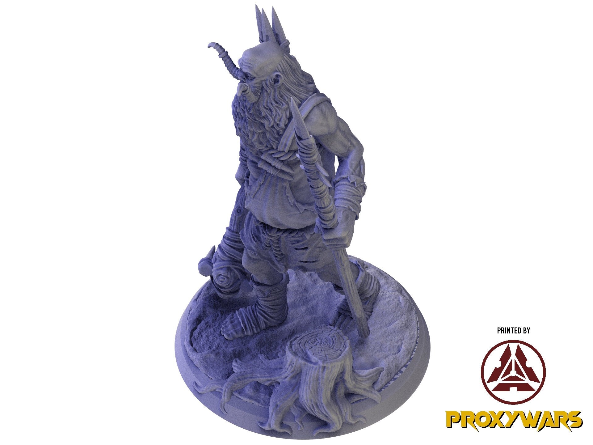 A Stormforged Heaven - Enemy - The Walking Blizzard Frost Giant 75mm, quest for glory, Flesh of Gods, for Wargames, Dungeons & Dragons TTRPG