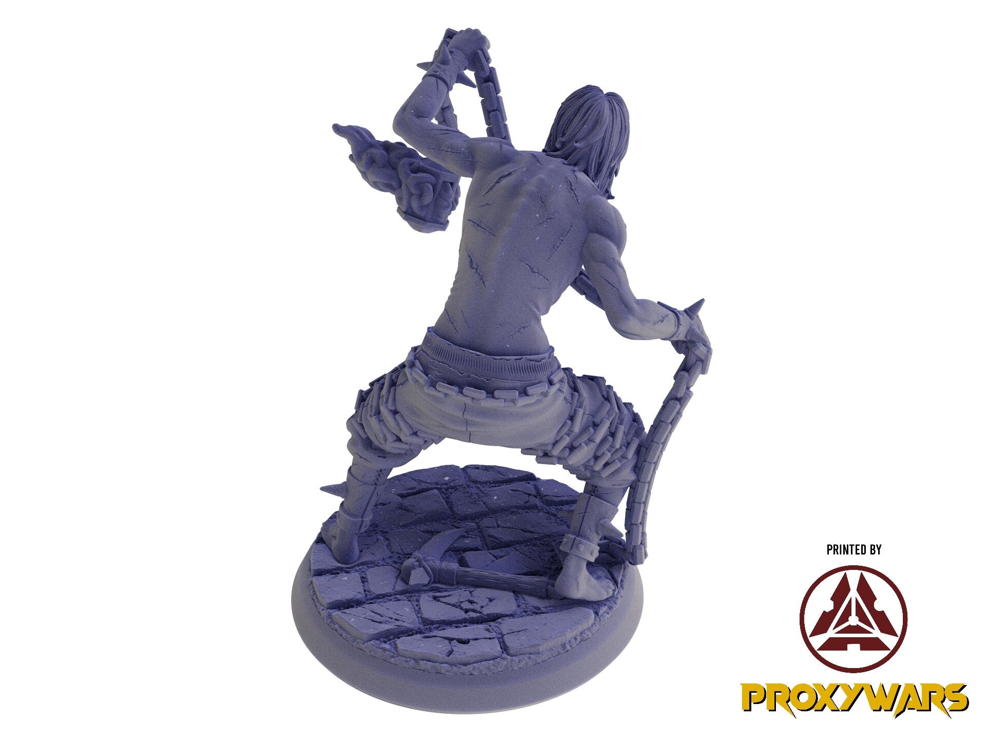 A Stormforged Heaven - NPC - Blind Fiend (25 mm), quest for glory, Flesh of Gods, for Wargames, Dungeons & Dragons TTRPG