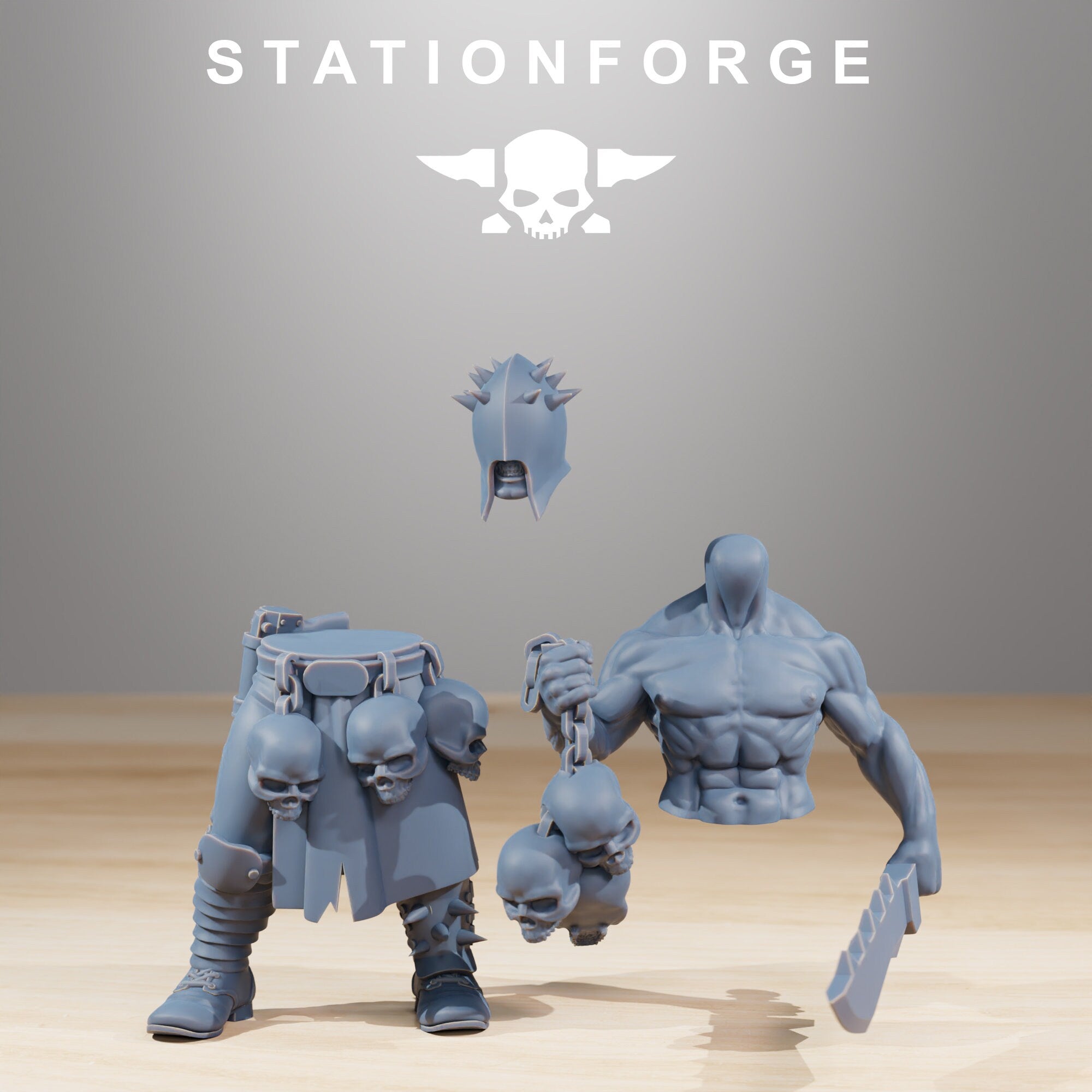 Wild hunters - Chaos Daemon warrior destructor of the lord of skulls, Wild Hunter, Blooddrinker