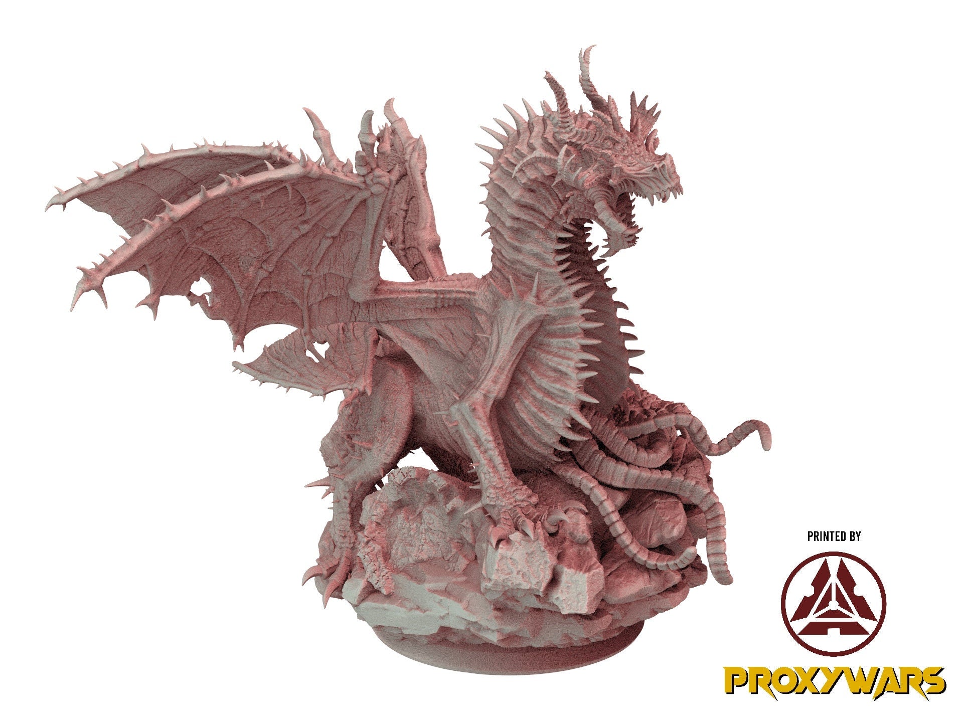 The Shadow Conclave - Boss - Eldritch Dragon (100 mm), quest for glory, Flesh of Gods, for Wargames, Dungeons & Dragons TTRPG