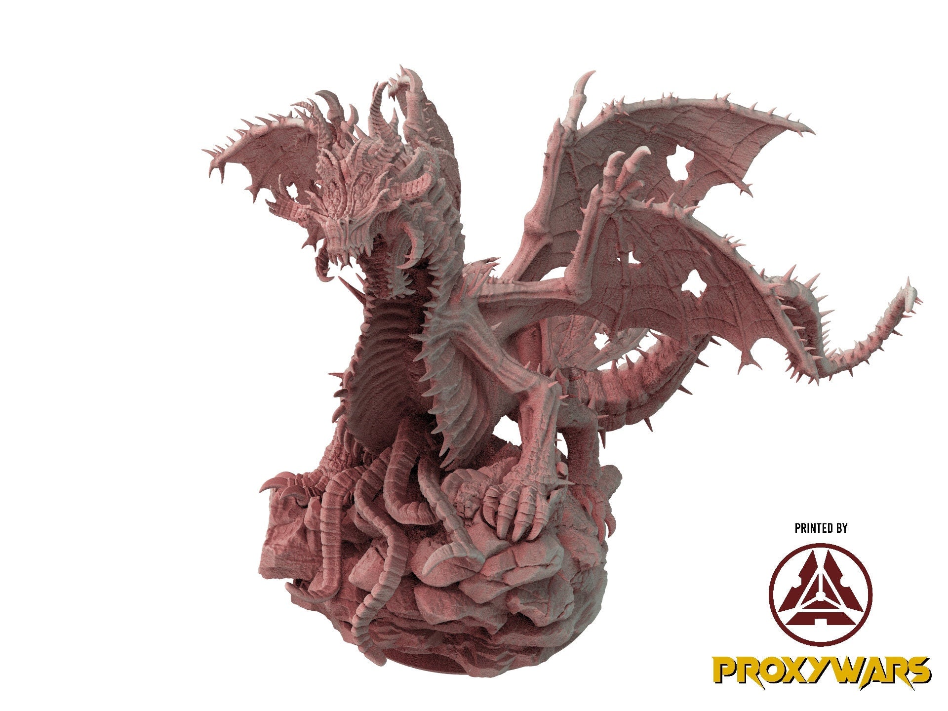 The Shadow Conclave - Boss - Eldritch Dragon (100 mm), quest for glory, Flesh of Gods, for Wargames, Dungeons & Dragons TTRPG