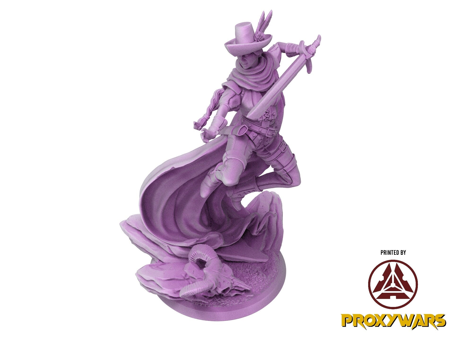 The Untamed Frontier - Enemy - Vulture Coven Witch - Mounted (Large - 50 mm), Flesh of Gods, for Wargames, Dungeons & Dragons TTRPG