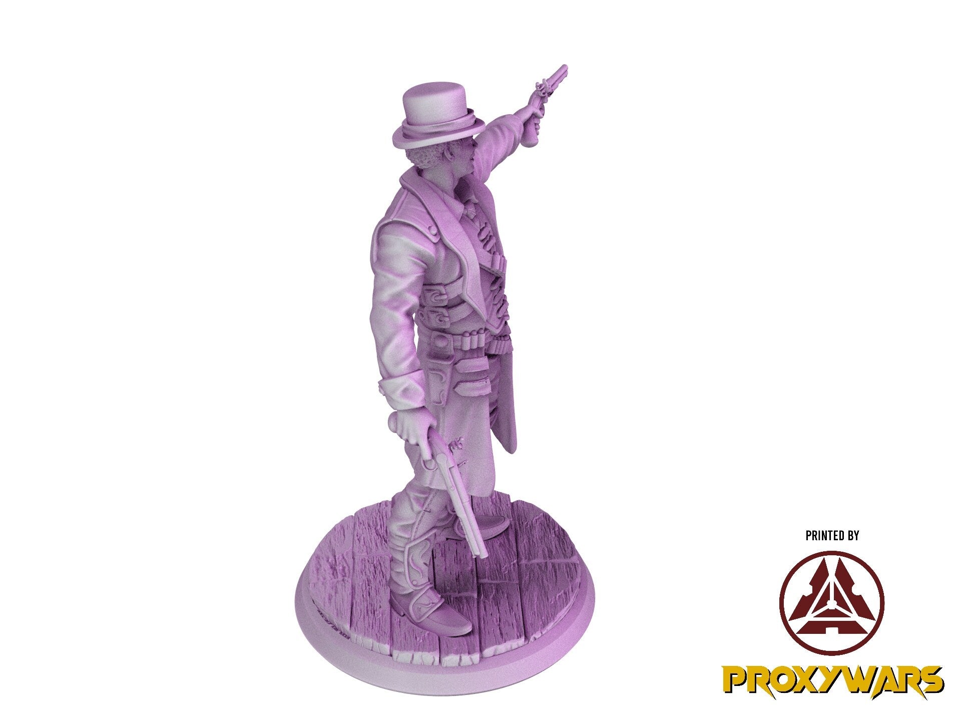 The Untamed Frontier - Hero - Asher, The Midnight Duelist (Medium - 25 mm), Flesh of Gods, for Wargames, Dungeons & Dragons TTRPG