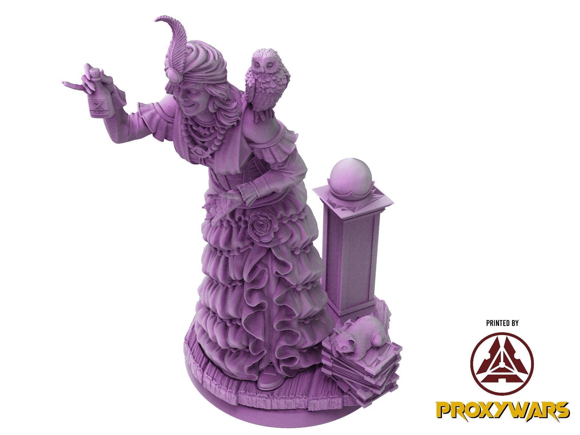 The Untamed Frontier - Hero - Elara, The Clockwork Huntress (Medium - 25 mm), Flesh of Gods, for Wargames, Dungeons & Dragons TTRPG