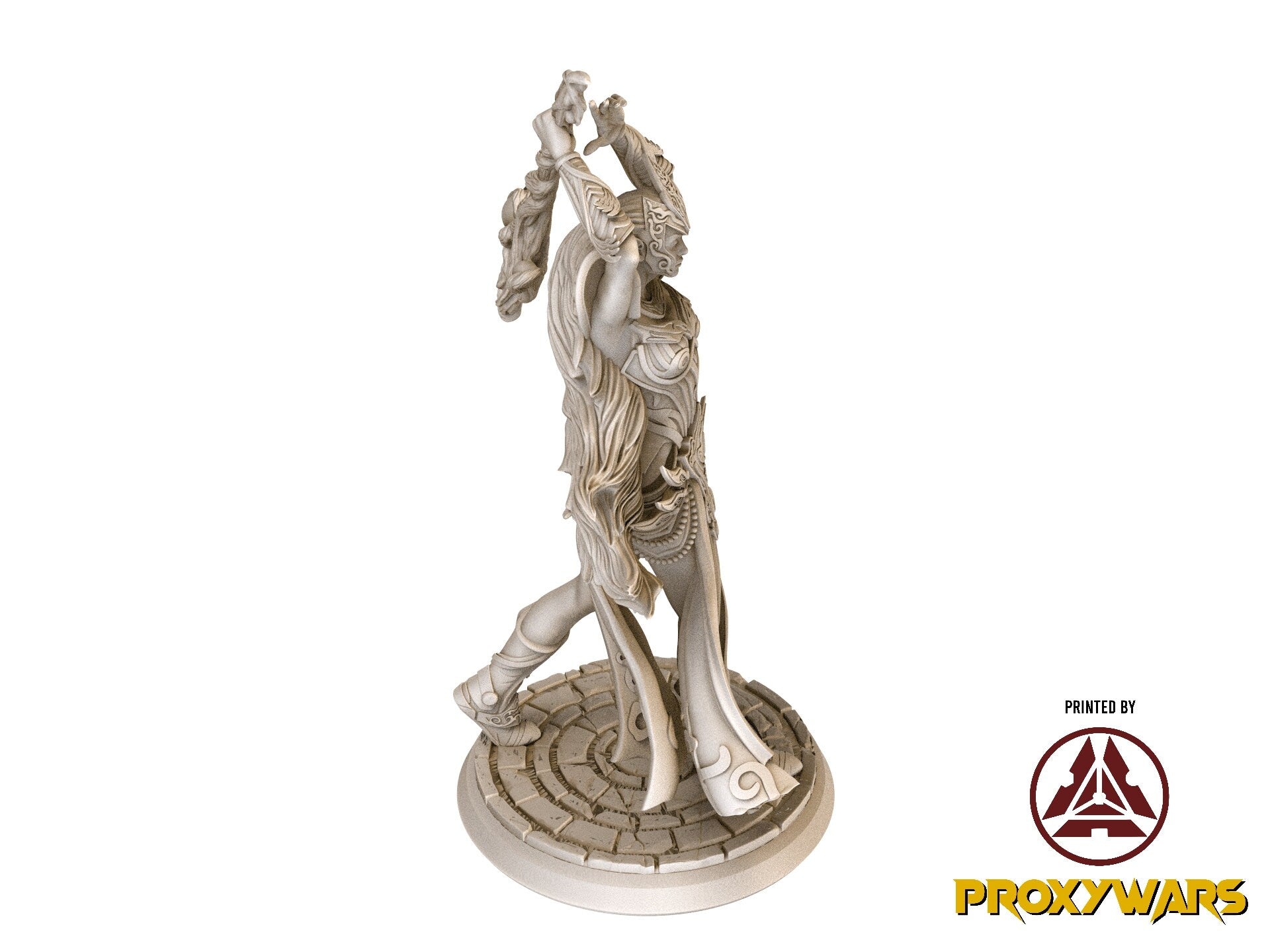 The Time Abyss - Hero - Feluria, Elf Oracle (75 mm), Light and darkness, Flesh of Gods, for Wargames, Dungeons & Dragons TTRPG