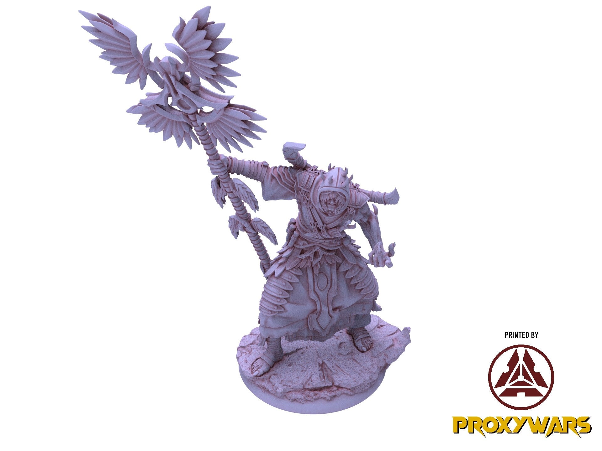 Shadowbound Knights - Malachi, Moon's Apostle 75mm, The Nightfall Cult, Hero, Flesh of Gods, for Wargames, Dungeons & Dragons TTRPG