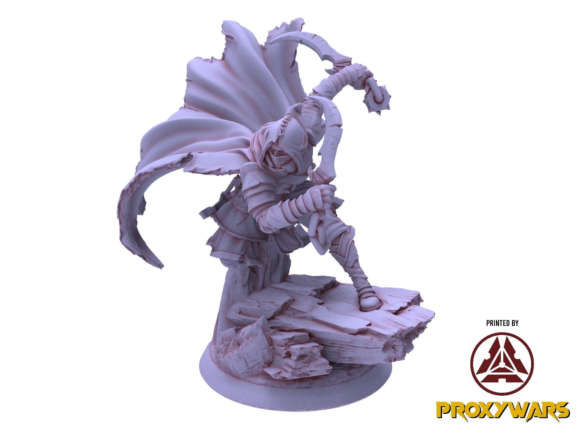 Shadowbound Knights - Malachi, Moon's Apostle 75mm, The Nightfall Cult, Hero, Flesh of Gods, for Wargames, Dungeons & Dragons TTRPG