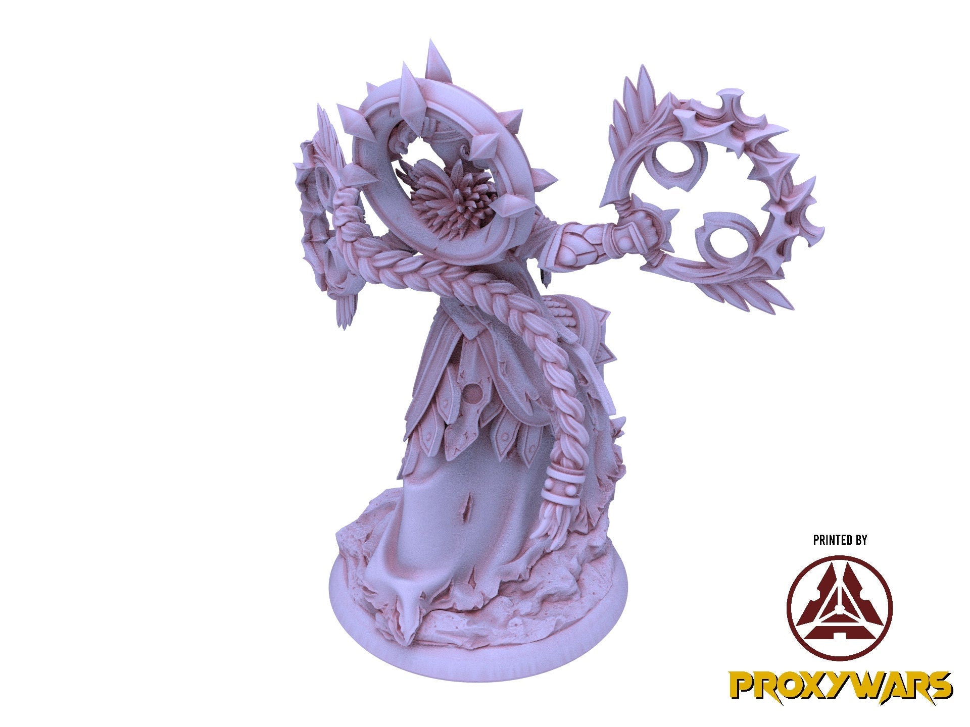 Shadowbound Knights - Mara, Starless Void 75mm, The Nightfall Cult, Hero, Flesh of Gods, for Wargames, Dungeons & Dragons TTRPG