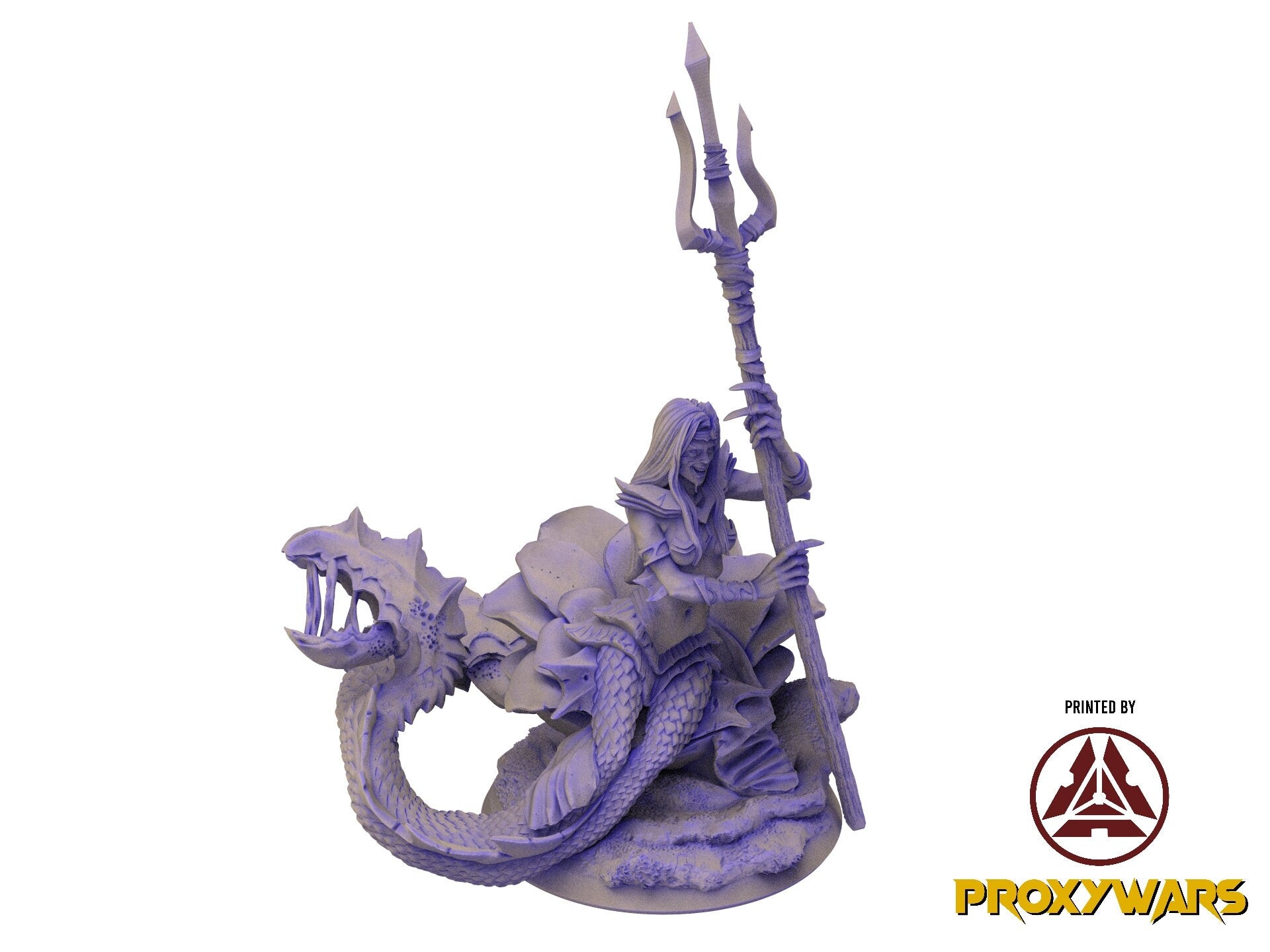 The Eternal Storm - Enemy - Abyssal Mermaid (25 mm), quest for glory, Flesh of Gods, for Wargames, Dungeons & Dragons TTRPG