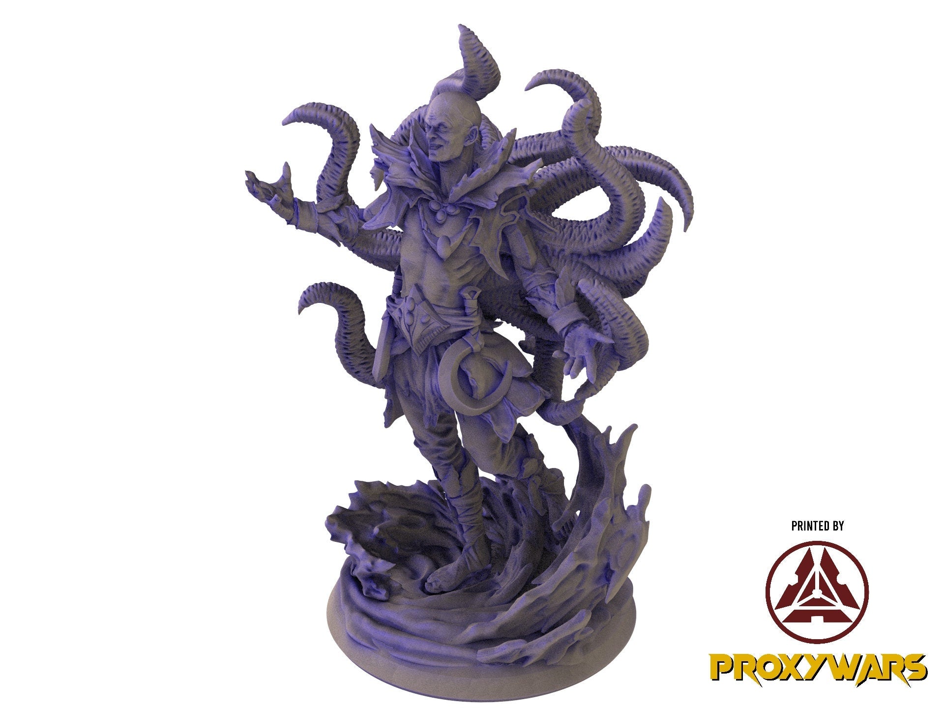 The Eternal Storm - Enemy - Kraken Priest (25 mm), quest for glory, Flesh of Gods, for Wargames, Dungeons & Dragons TTRPG