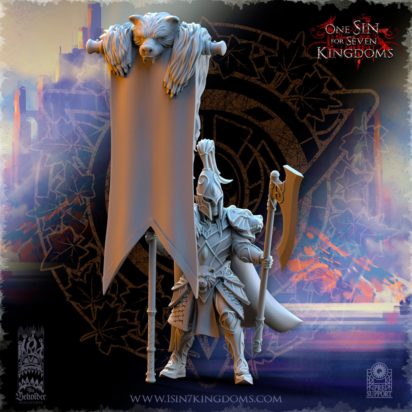 Hight Elves - Silvermoor - Bear Guardians, Fantasy elves, usable for 9th Age, Fantasy Battle, Oldhammer, King of war