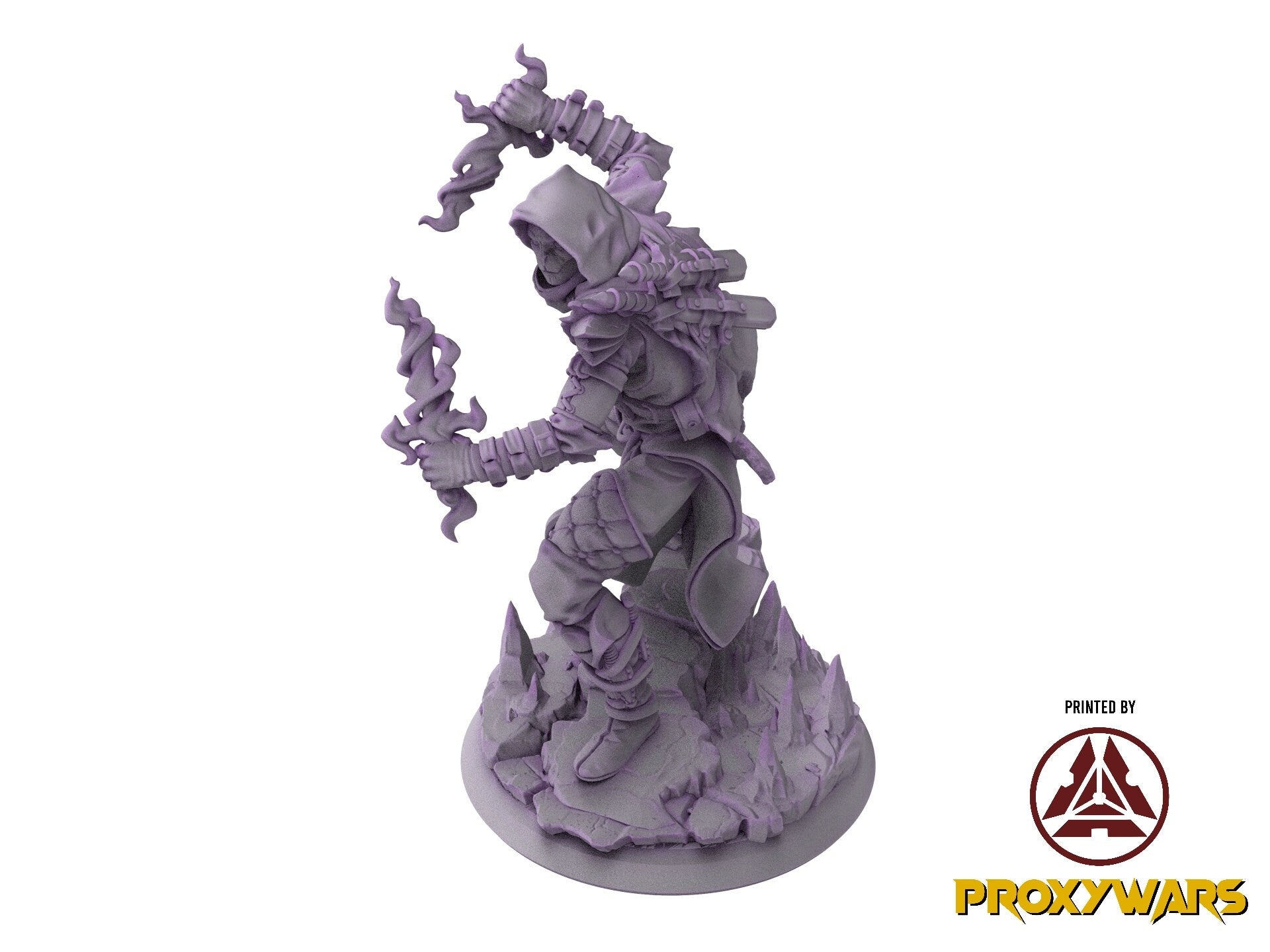 The Gates Of Despair - Hero - Thuridan, Tempest Cleric (75 mm), quest for glory, Flesh of Gods, for Wargames, Dungeons & Dragons TTRPG