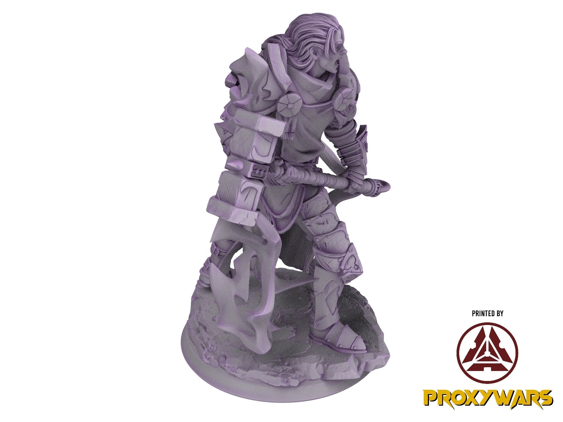 The Gates Of Despair - Hero - Thuridan, Tempest Cleric (75 mm), quest for glory, Flesh of Gods, for Wargames, Dungeons & Dragons TTRPG