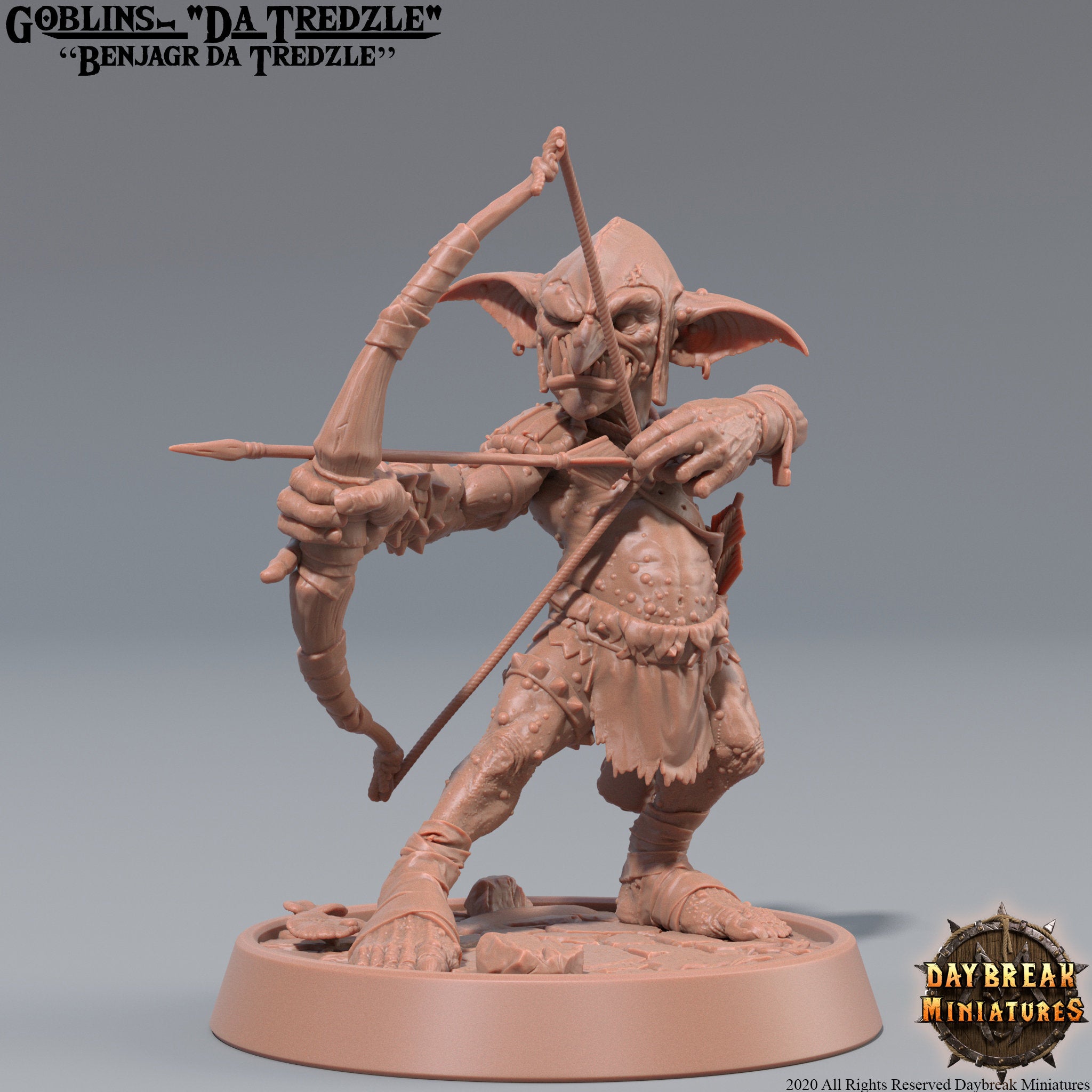 Goblins da Tredzle - Nickis, quest for glory, DayBreak Miniatures, for Wargames, Dungeons & Dragons TTRPG